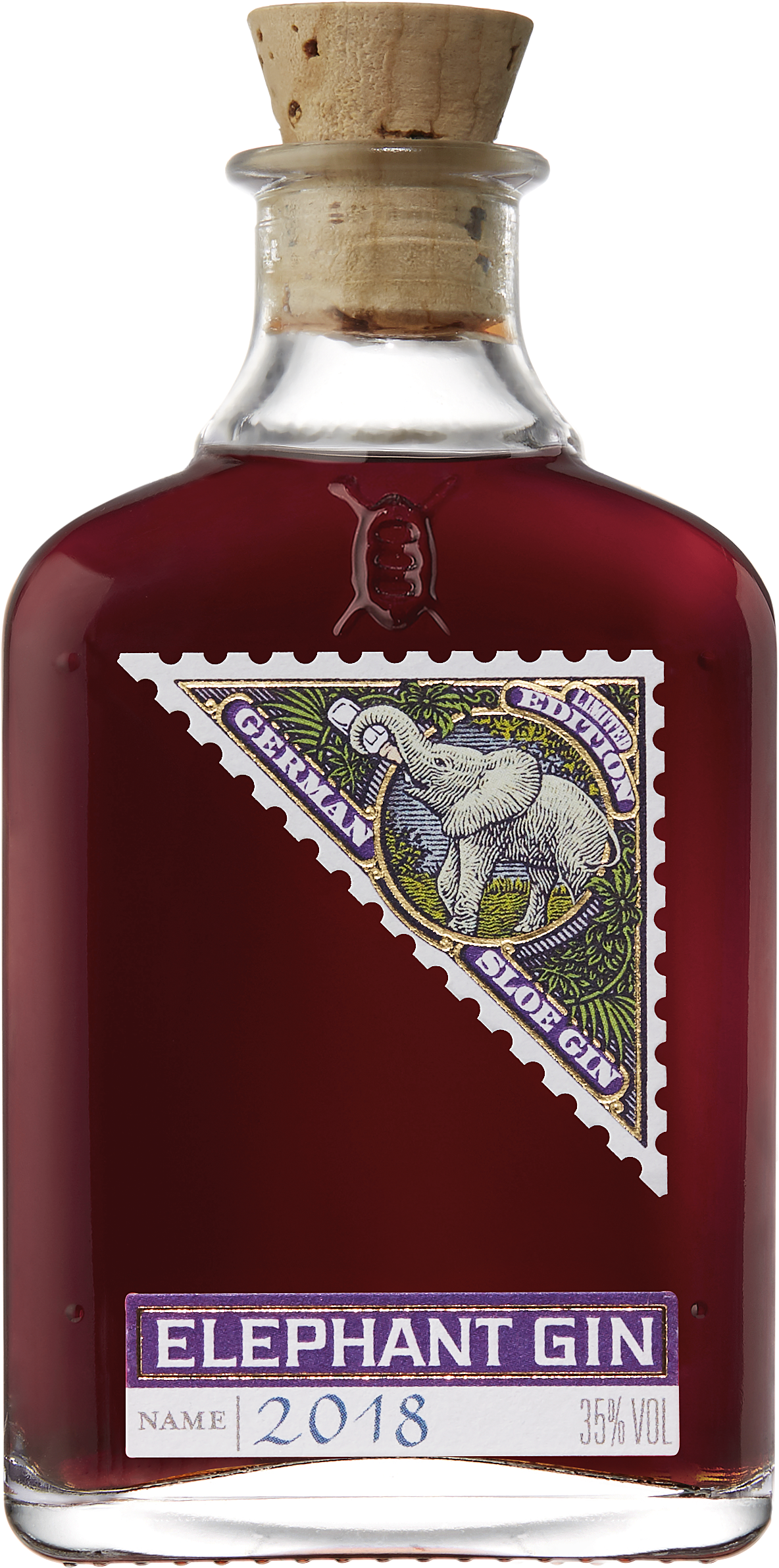 Elephant Gin Bottle 2018 Muurpapier