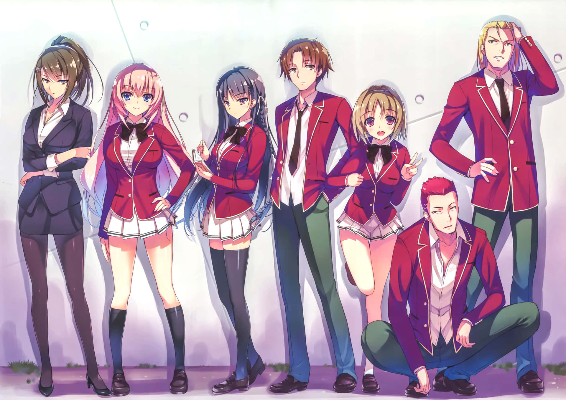 Animegroep — Oulik anime GIF Muurpapier
