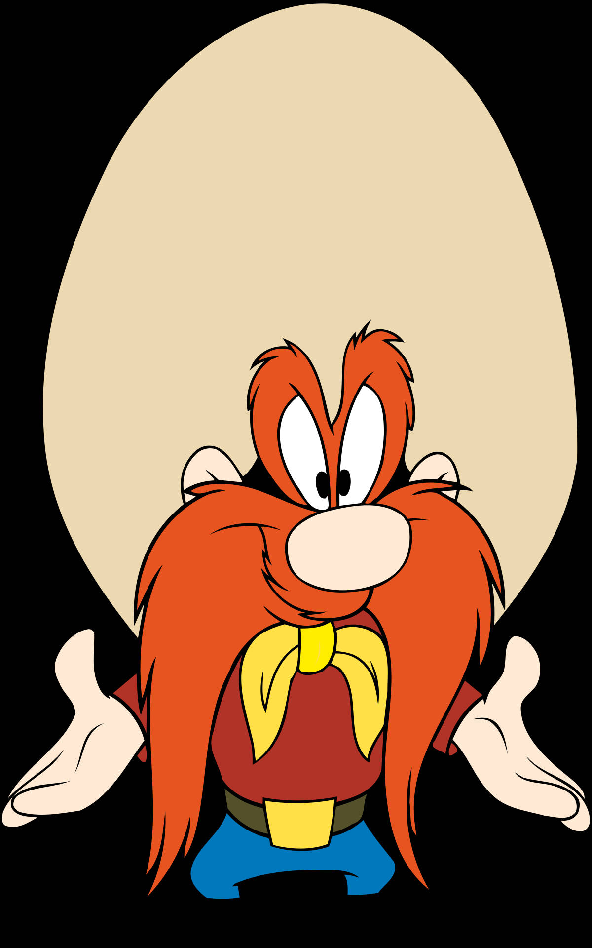 Elmer Fudd se Vriend Yosemite Sam Muurpapier