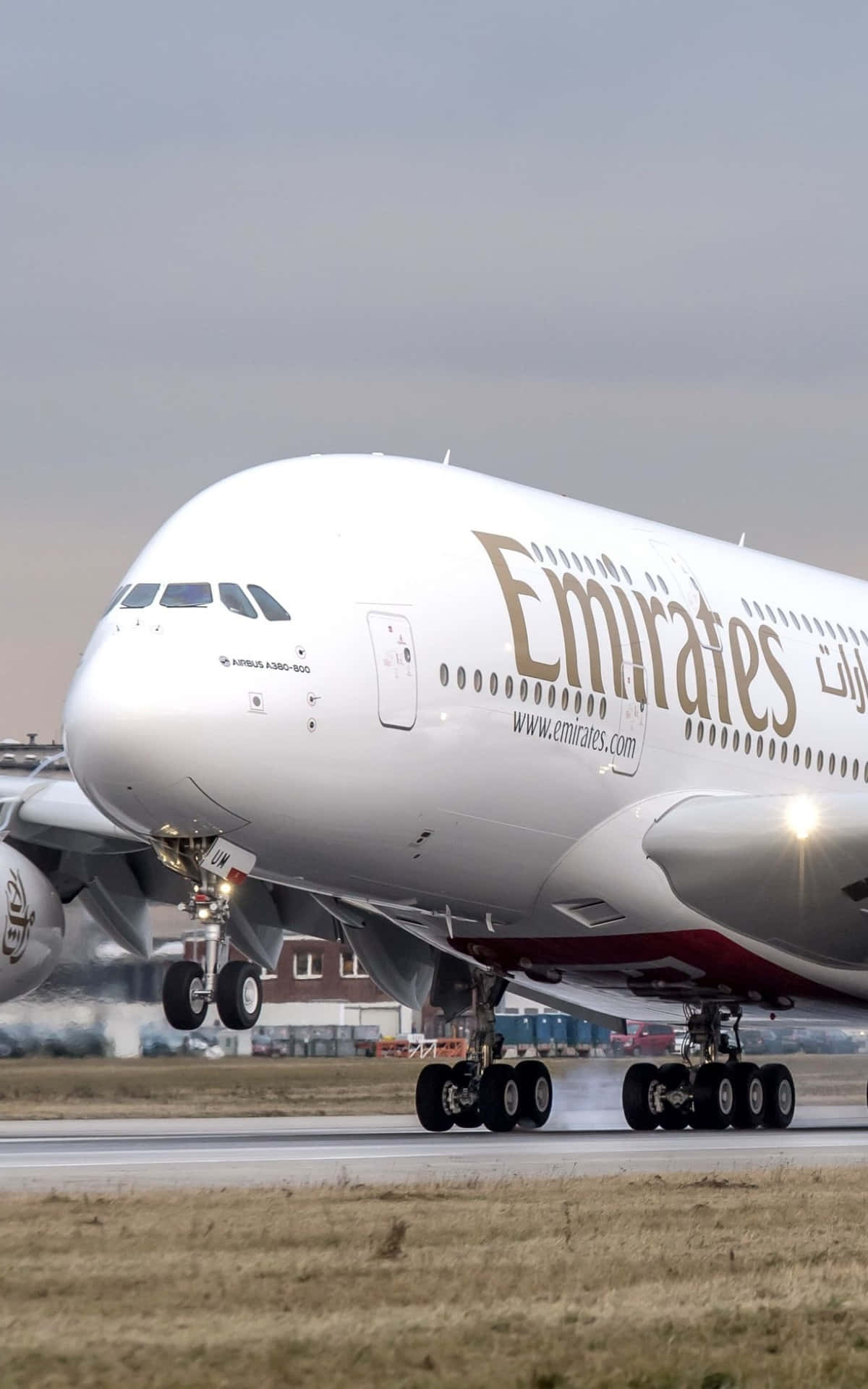 emirates a380 - londen - londen - londen - londen Muurpapier
