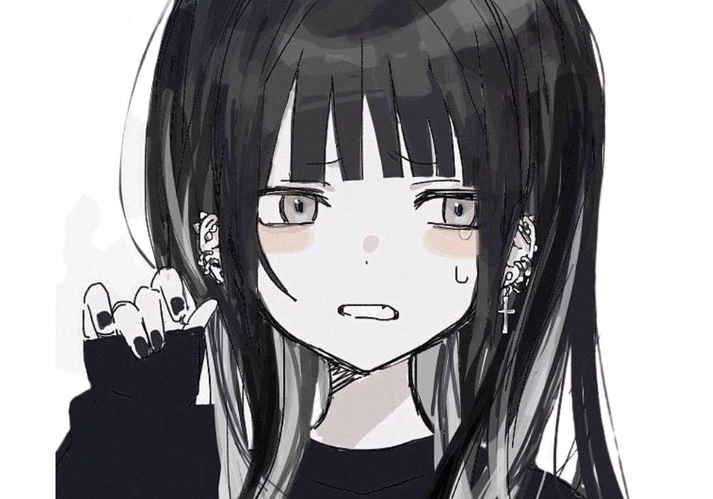 Emo Meisie Edele Anime Profielfoto Muurpapier