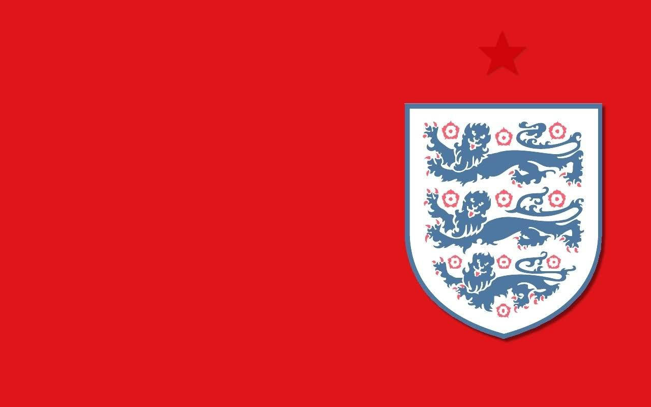 Engeland Sokker Rooi Agtergrond Ster — Rooi estetiese GIF Muurpapier