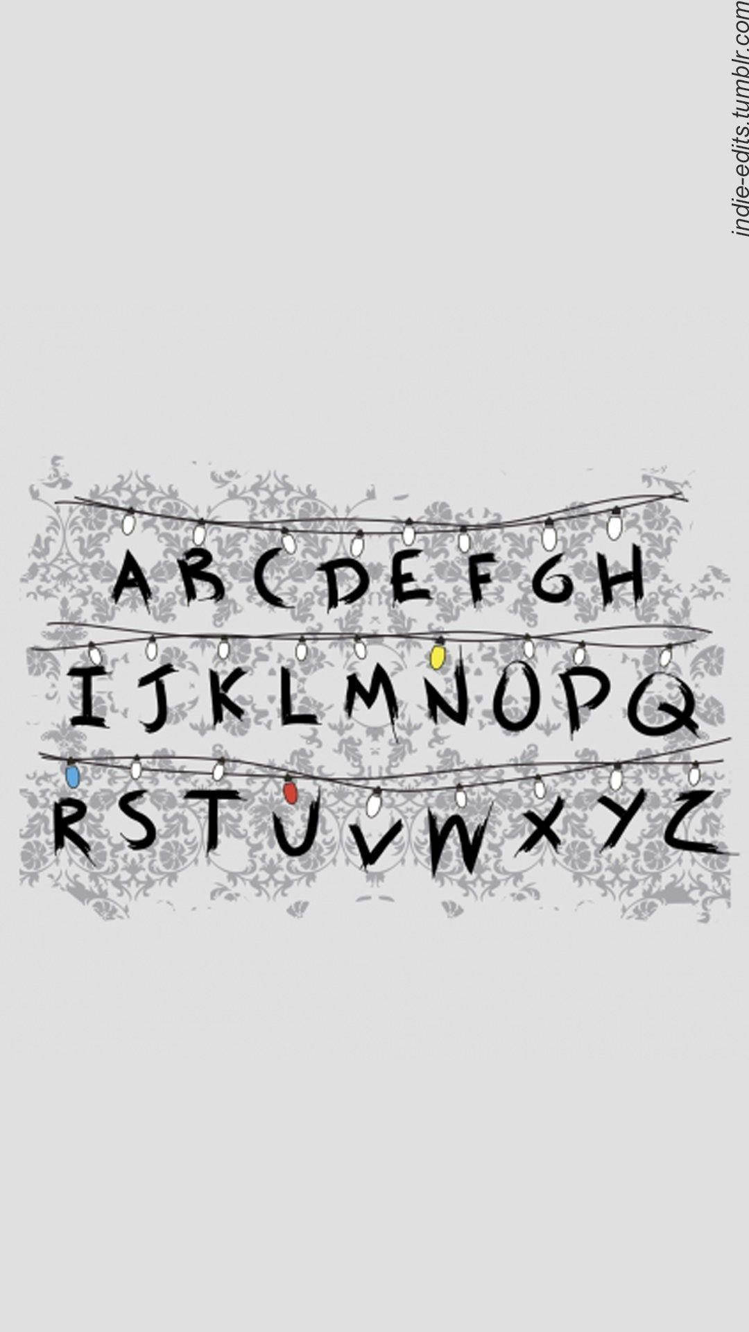 Engelse Alfabet Tumblr Estetika Muurpapier