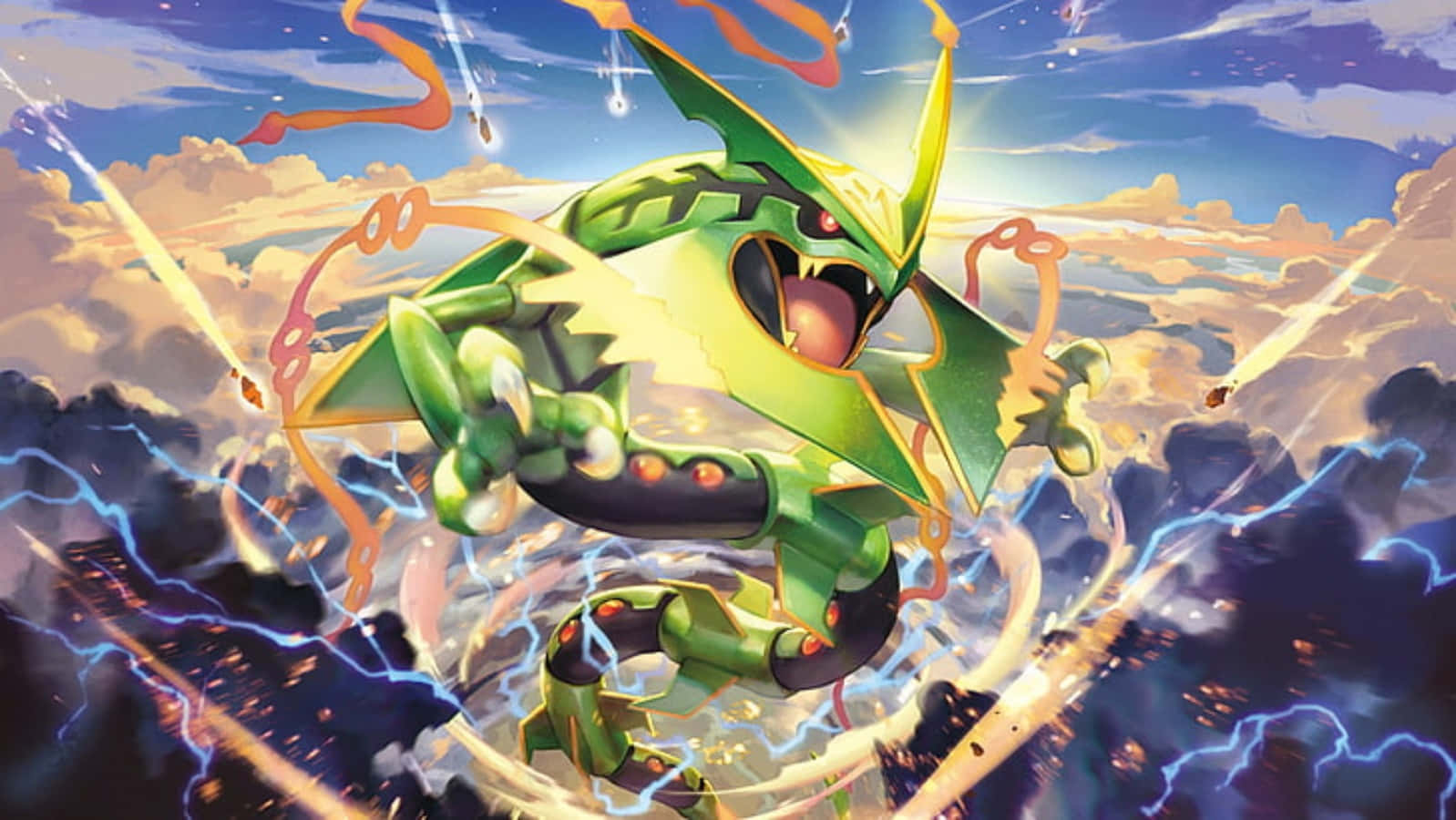 Epiese Stryd van Legendariese Pokémon Muurpapier