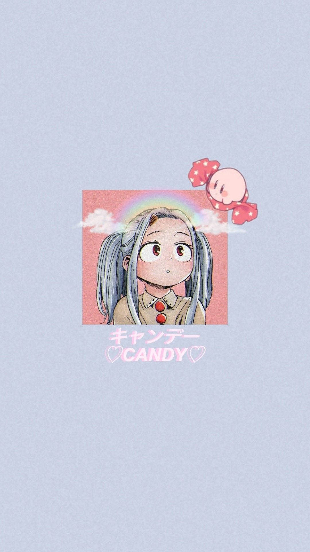 Eri met Kirby — Kirby GIF Muurpapier