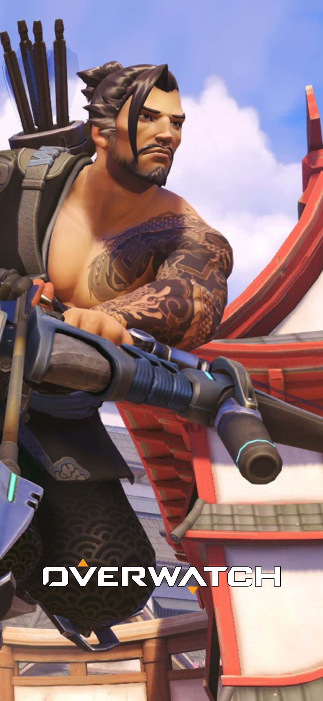 "Ervaar die asemrowende oorlevering van Overwatch op jou iPhone X" Muurpapier