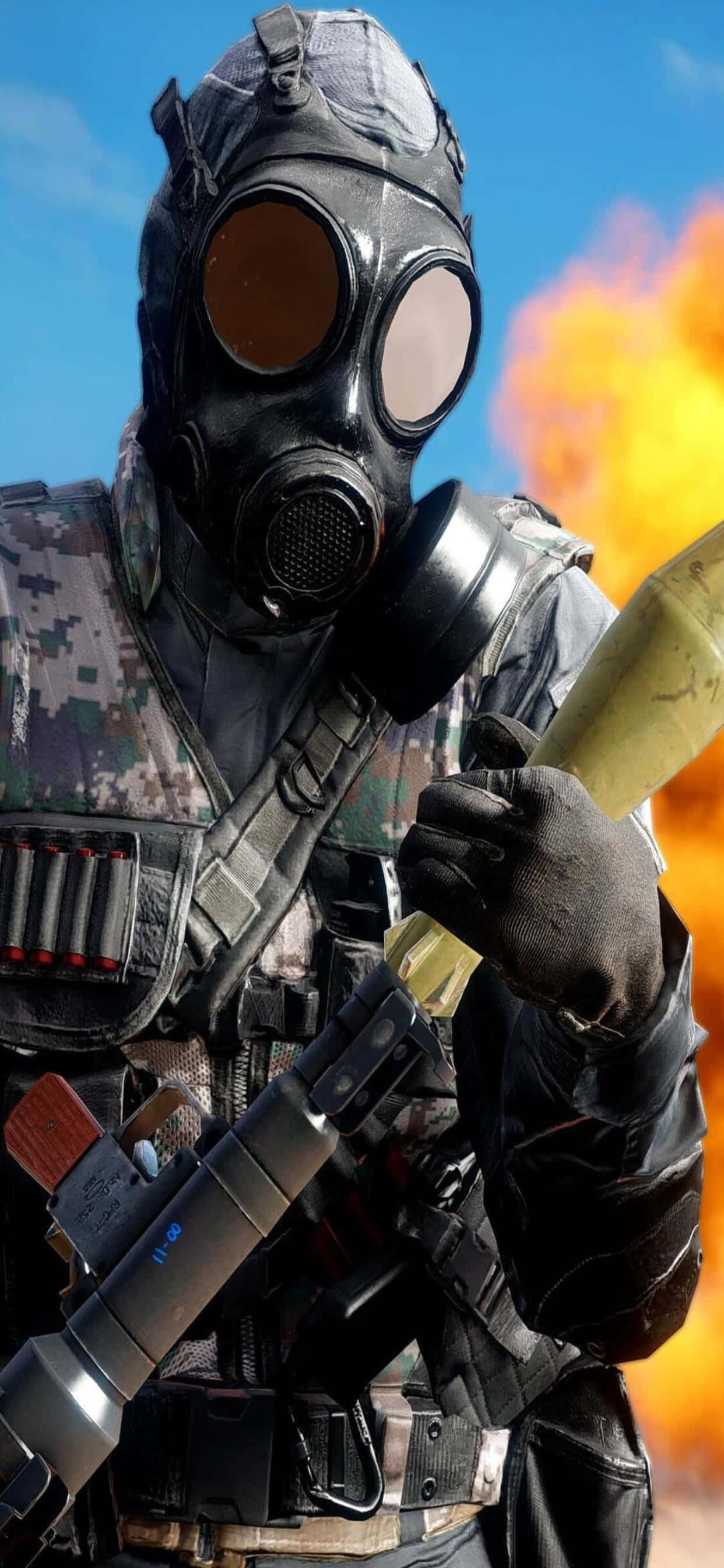 Ervaar die hoëkrag-opwinding van Battlefield 4 op die nuwe iPhone Xs Max Muurpapier
