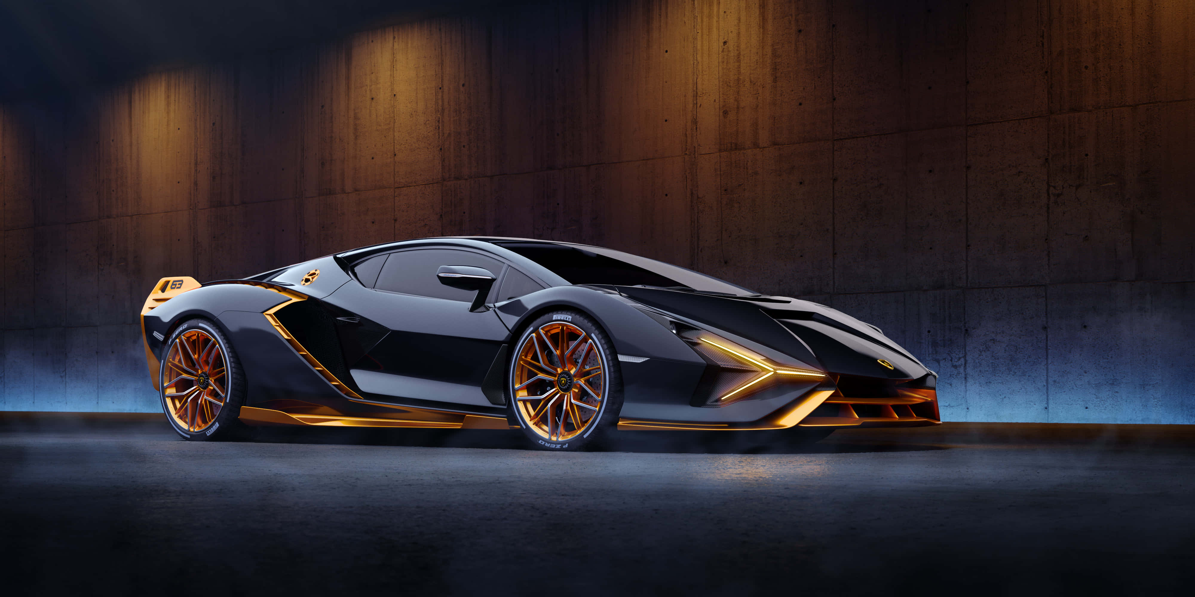 "Ervaar die Krag van 'n Lamborghini" Muurpapier