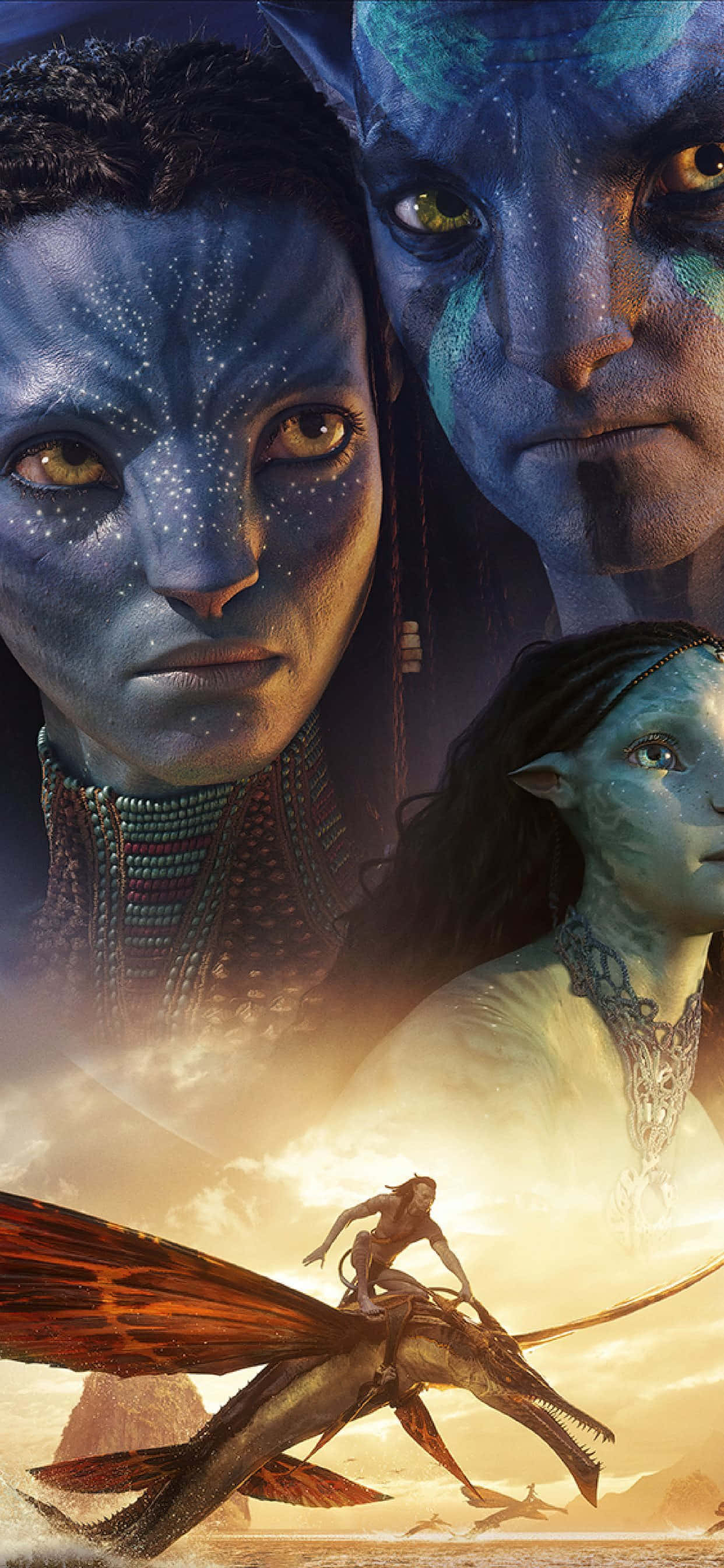 Ervaar die majesteit van Avatar 2 The Way of Water Muurpapier