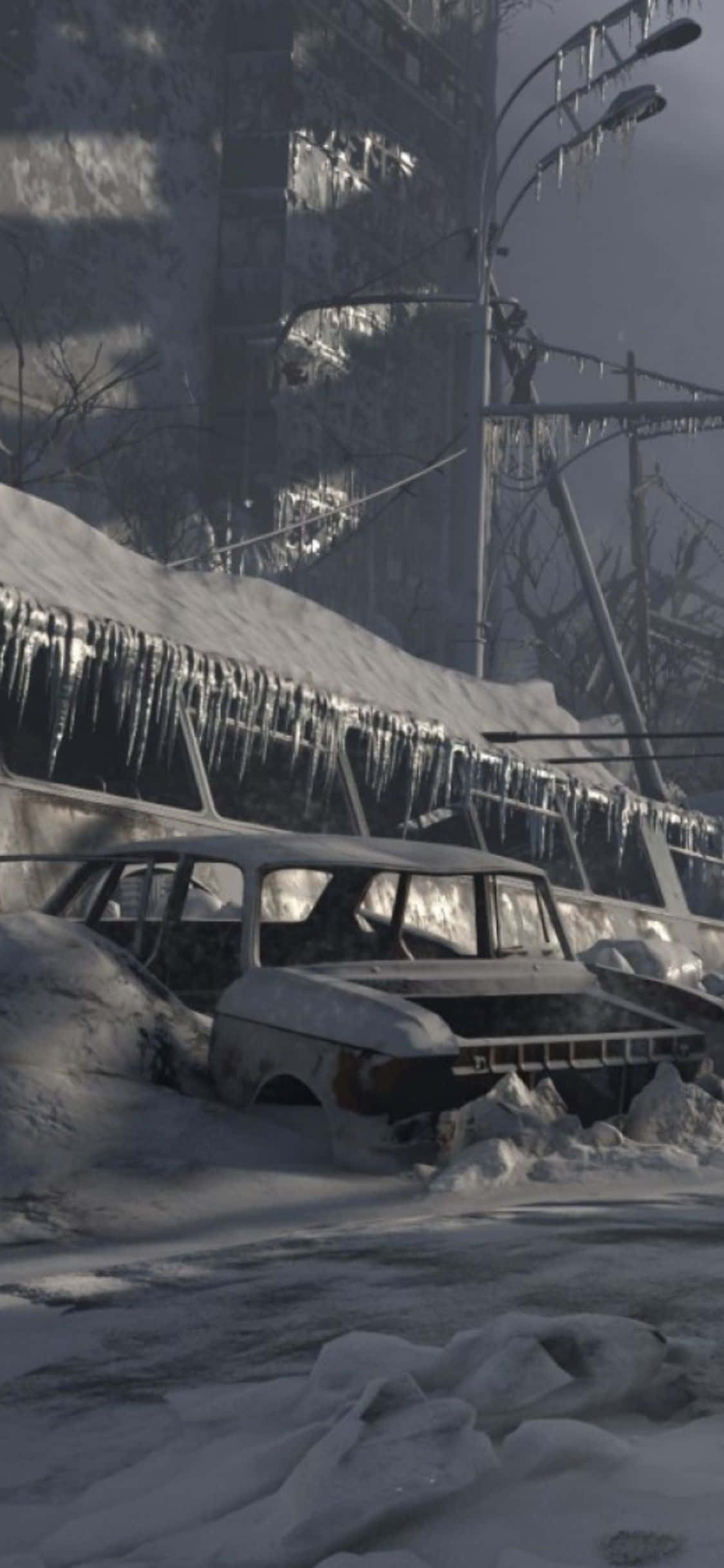 Beleef die Opwinding van Metro Exodus op die iPhone X Muurpapier