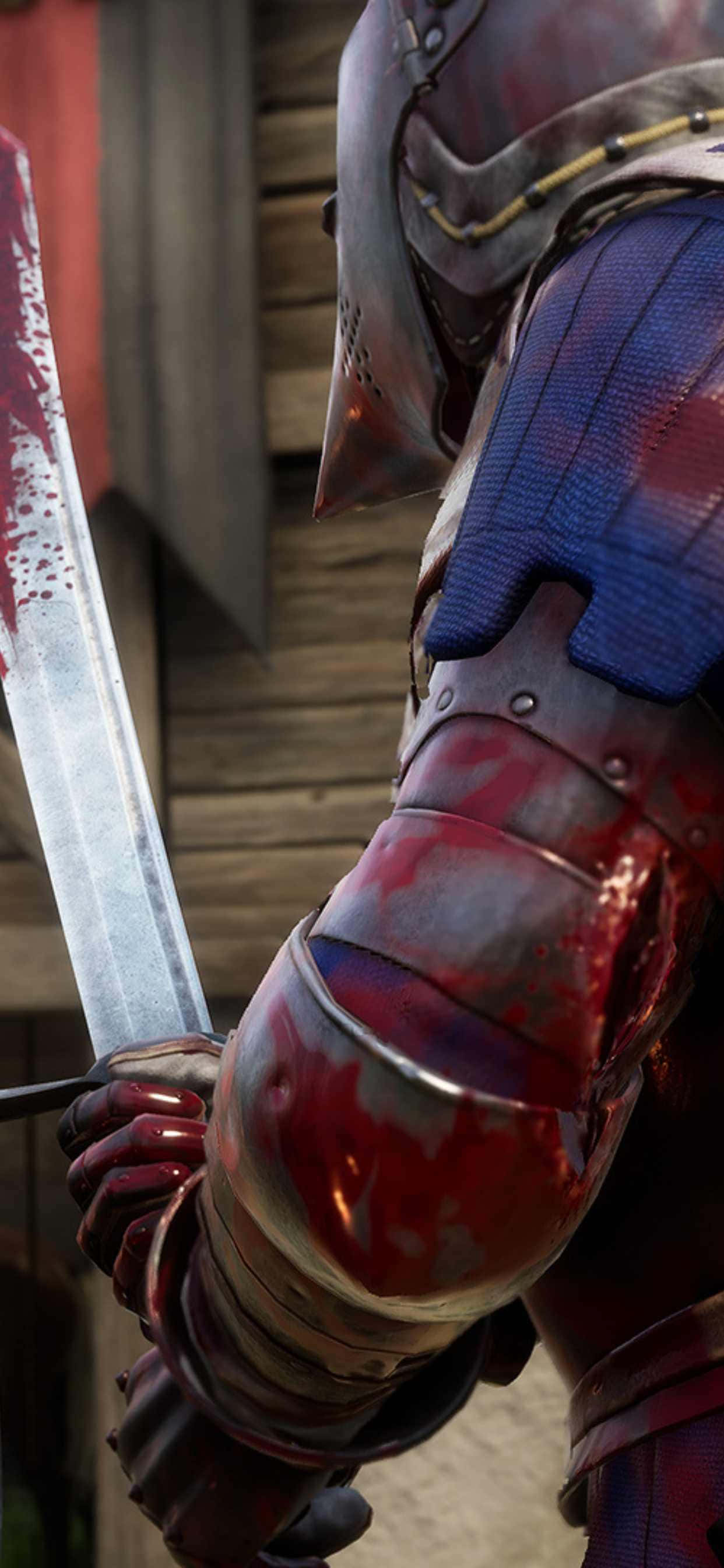 Beleef die Ultieme Speletjie op iPhone Xs Max met Mordhau Muurpapier
