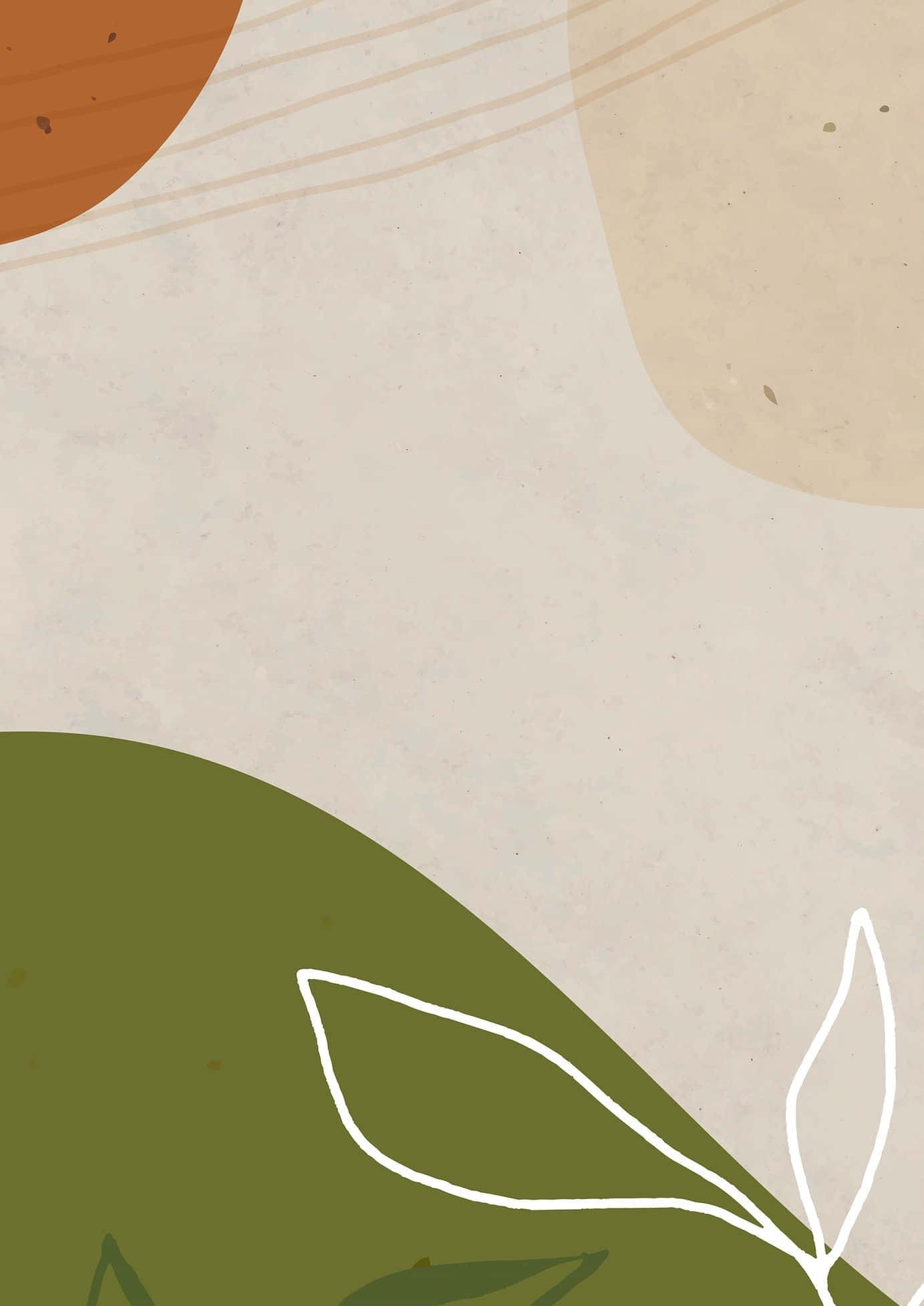 Ervaar Natuur se Harmonie met Aardtint Muurpapier