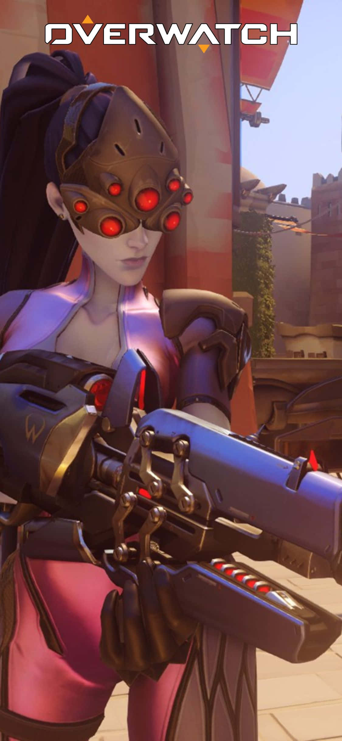 Ervaar Overwatch op die slanke en stylvolle iPhone X Muurpapier