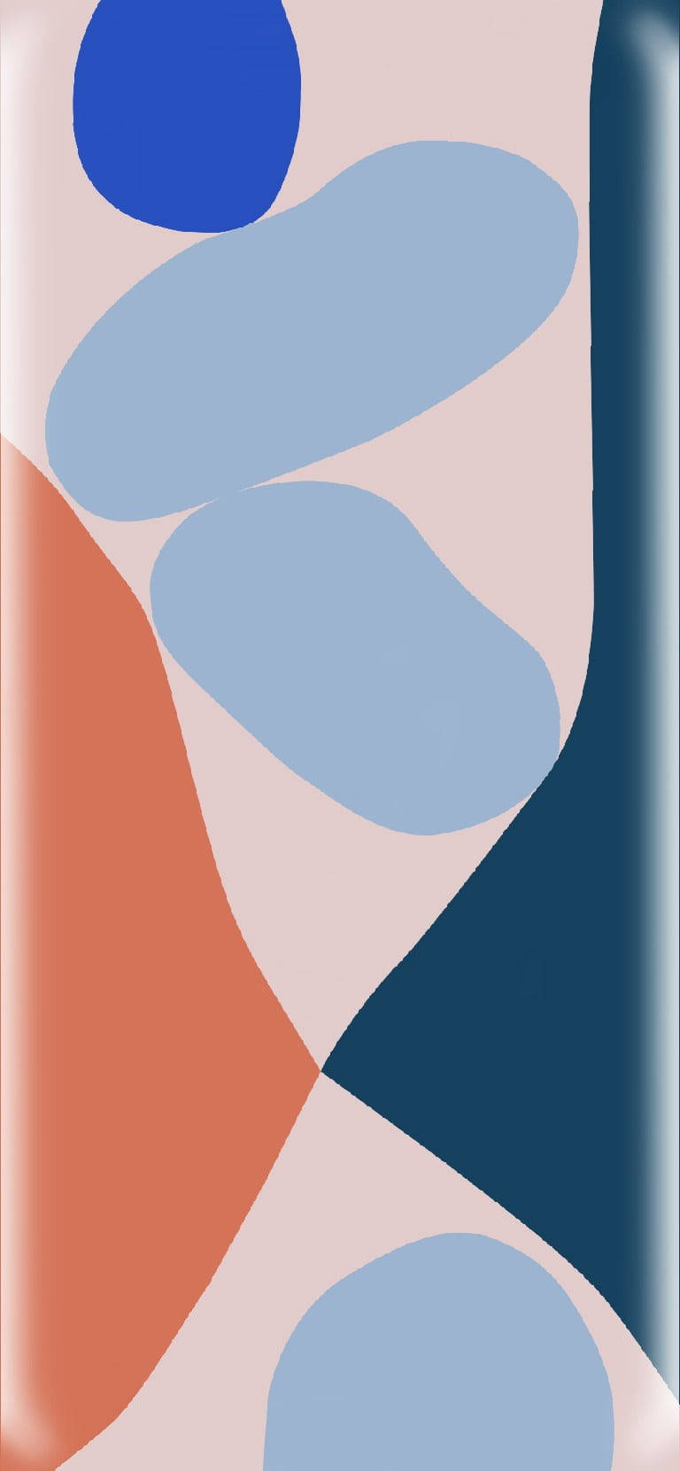 Estetiese Abstrakte Vorms Google Pixel 4 Muurpapier