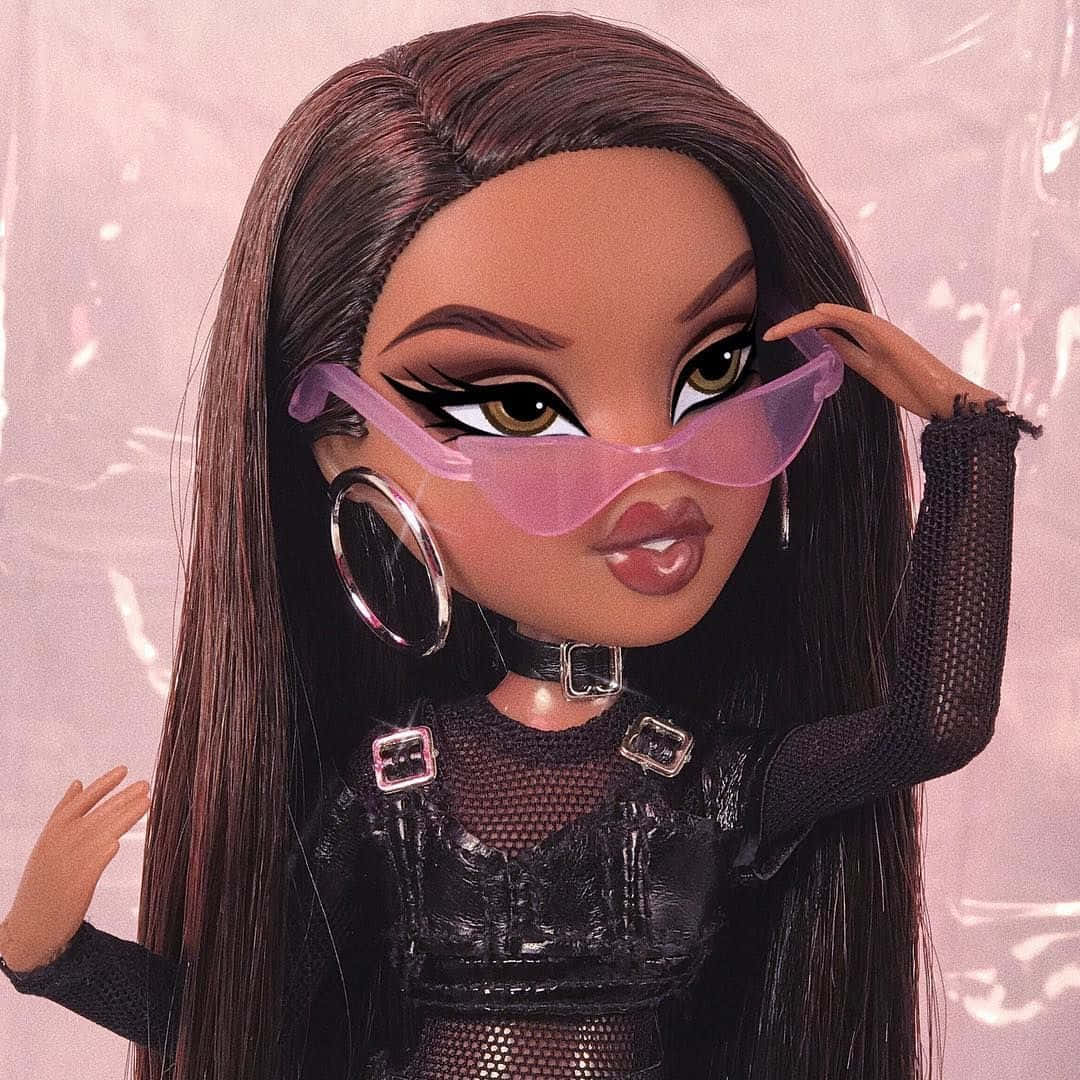 Estetiese Bratz-pop Sassy Sasha Muurpapier