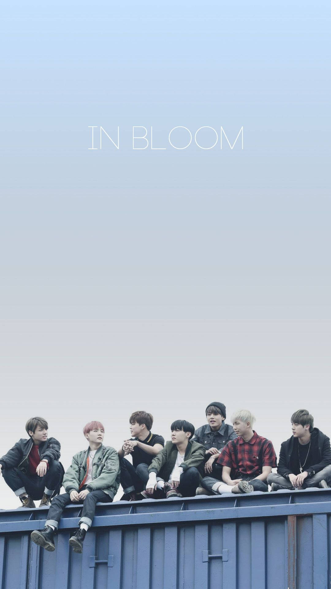 Estetiese Bts In Bloom Muurpapier