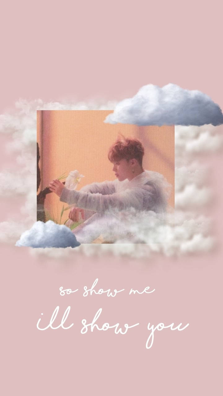 Estetiese BTS Jimin Wolk Muurpapier