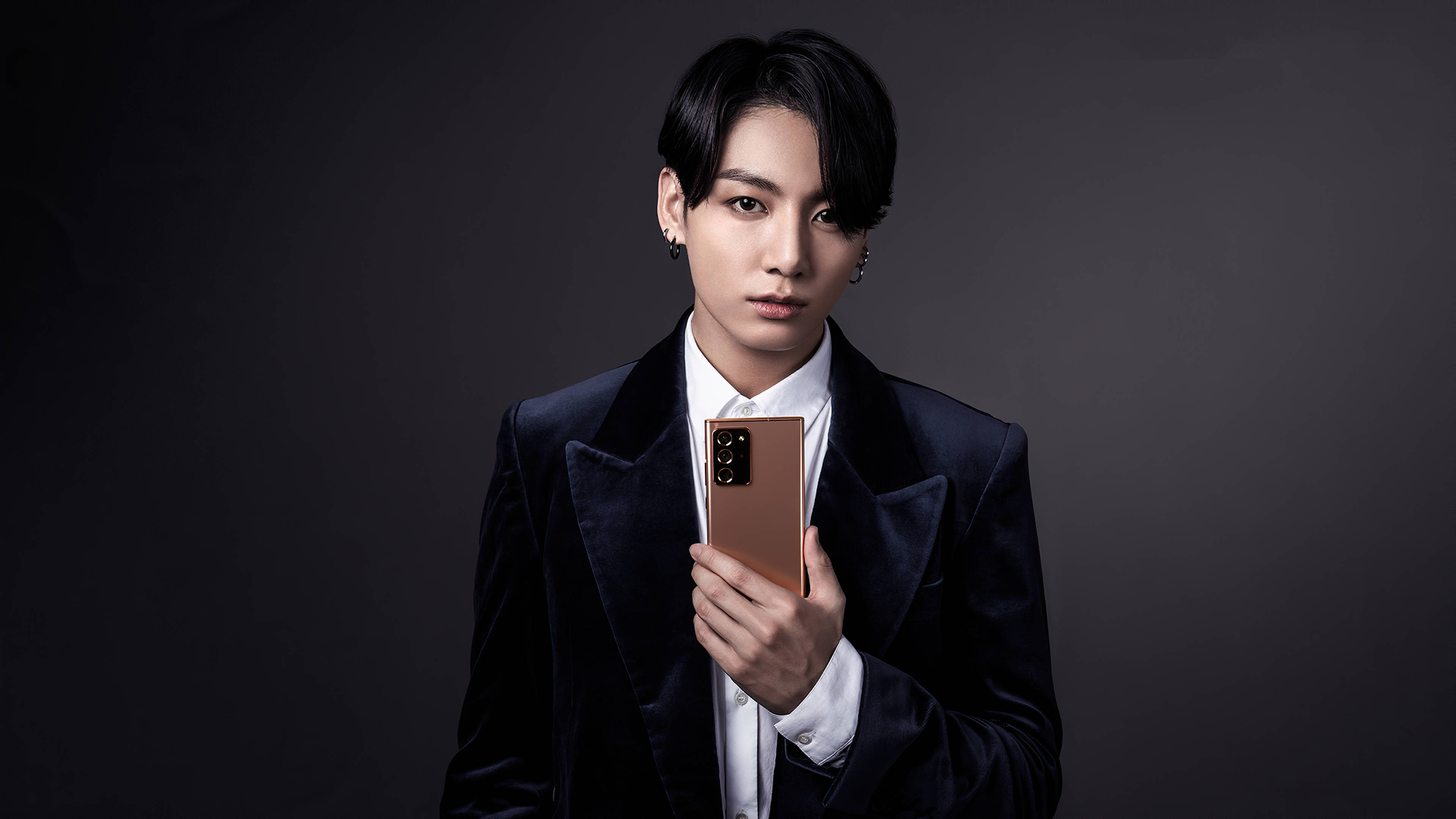 Estetiese BTS Jungkook Foonmodellering Muurpapier