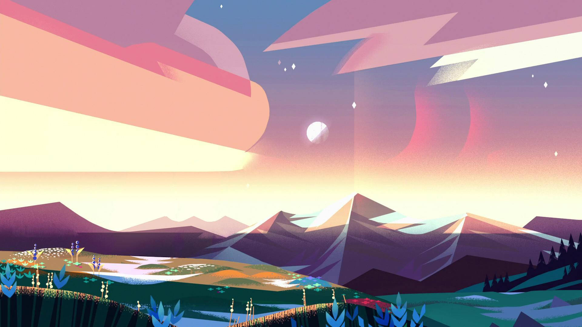 Estetiese iPad Gravity Falls Muurpapier
