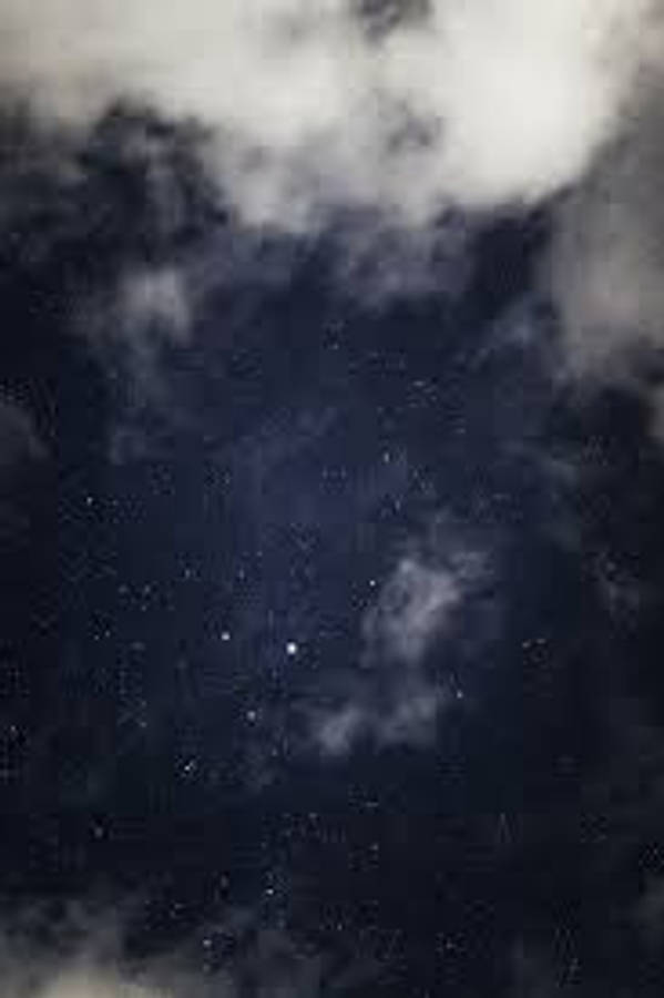 Estetiese iPhone X Dromerige Blou Lug Muurpapier