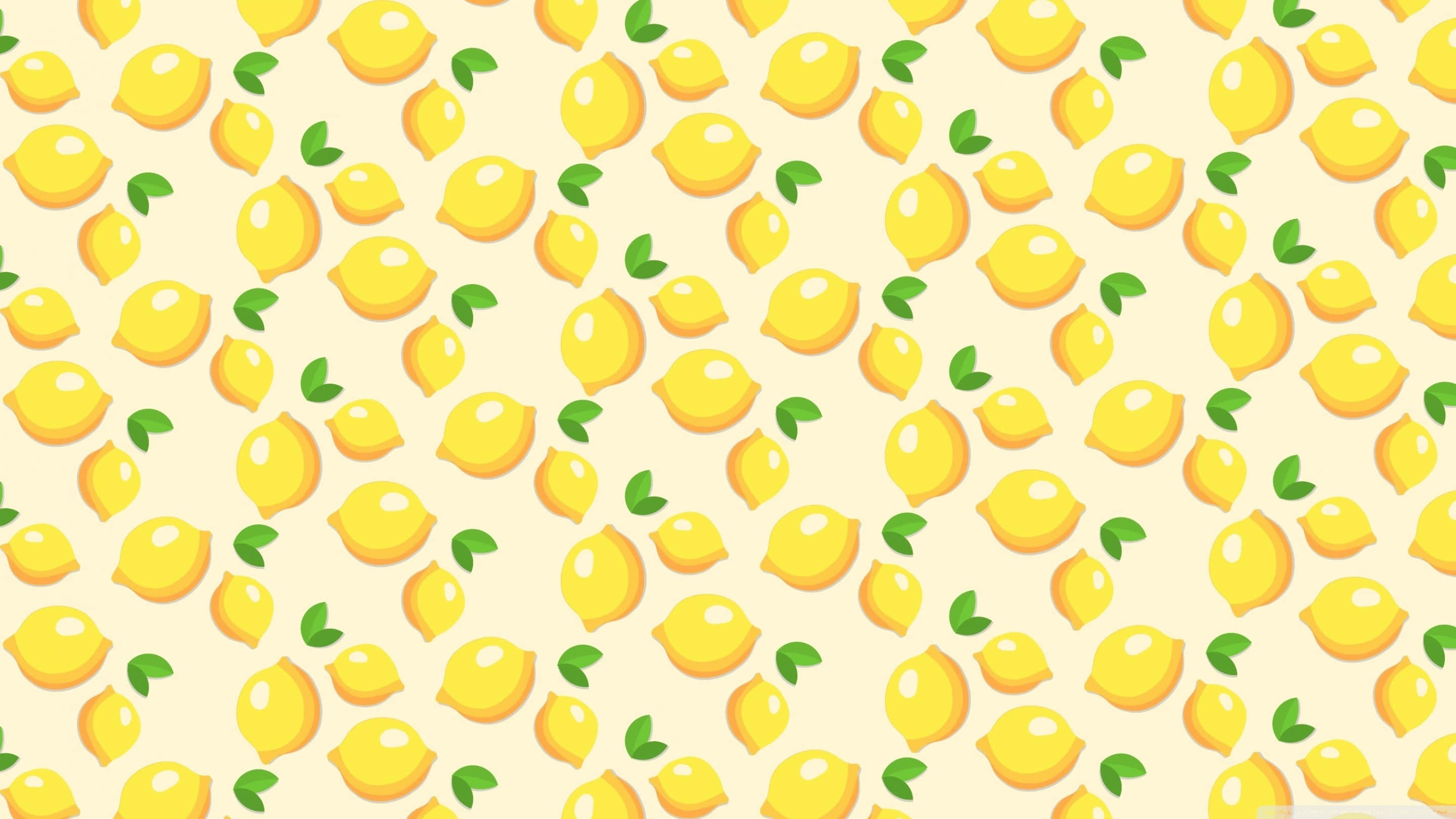 Estetiese Lemon Boho Mac Muurpapier