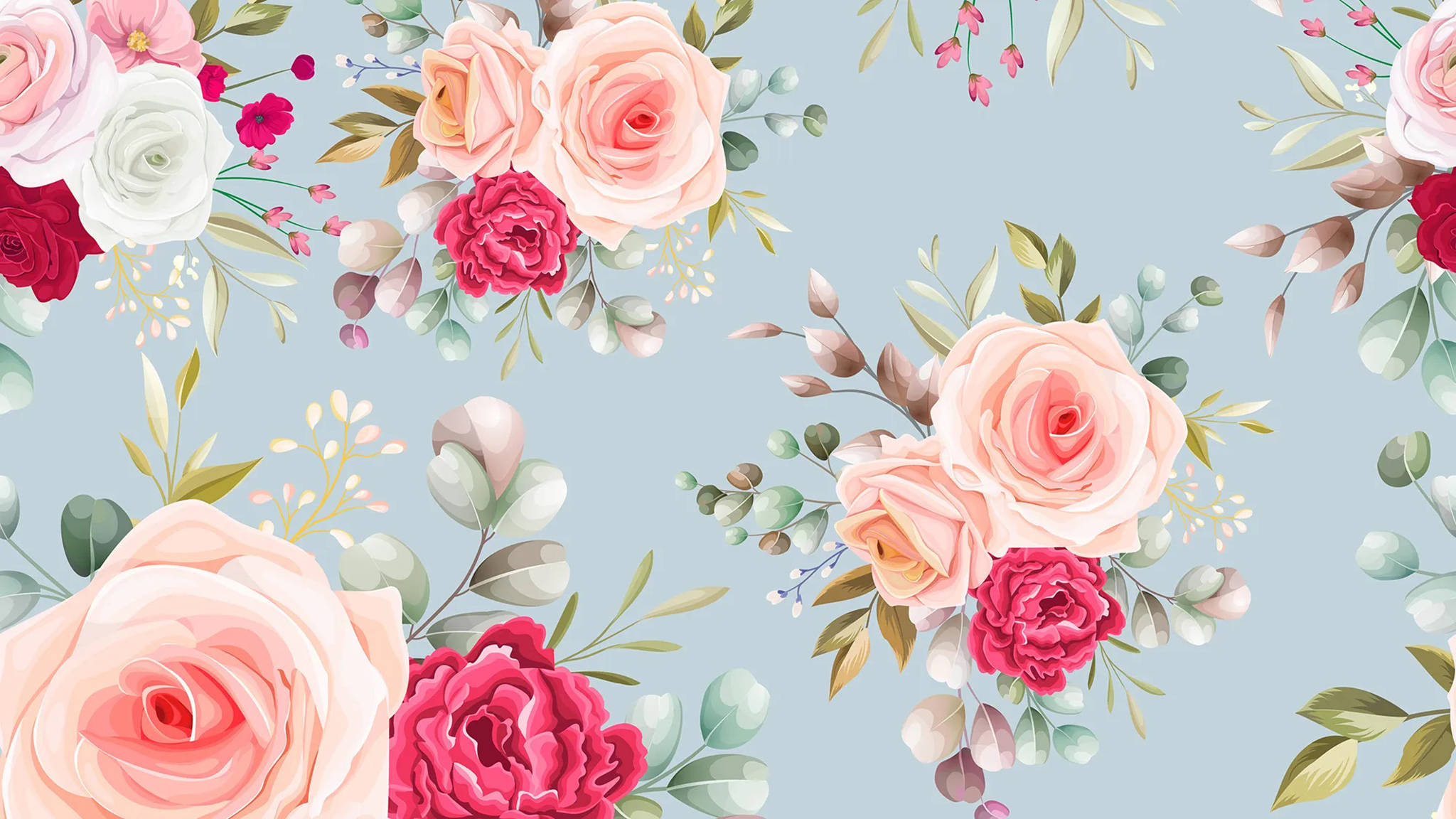 Estetiese lessenaarroosblomme Muurpapier