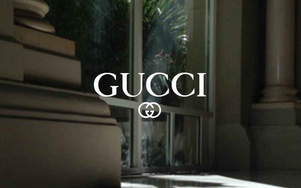 Estetiese MacBook Gucci Muurpapier