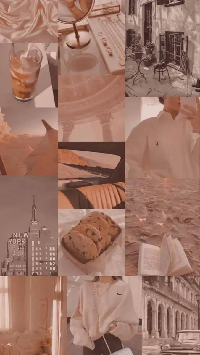 Estetiese Neutrale Vibe vir iPhone Muurpapier