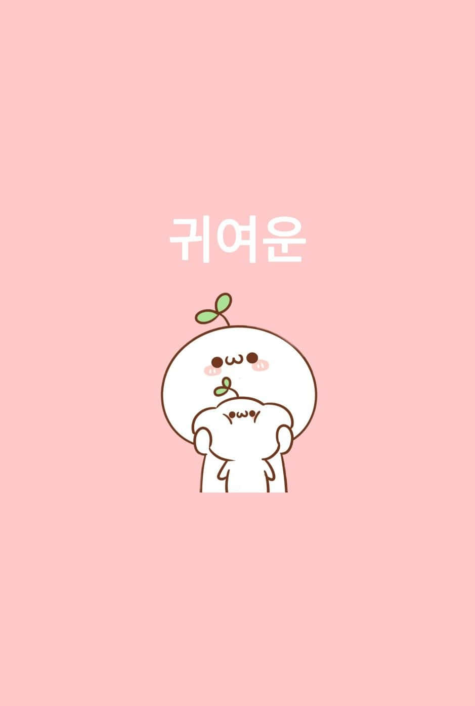 Estetiese Pienk Kawaii Buddingpop Muurpapier