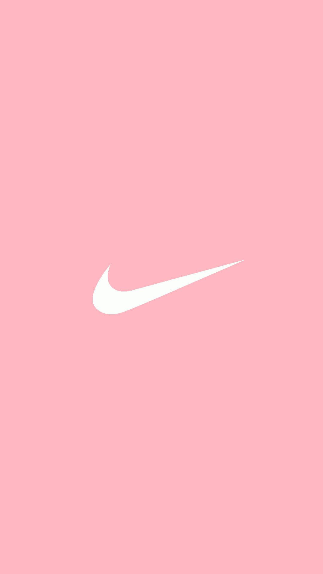 Estetiese Pienk Nike Muurpapier
