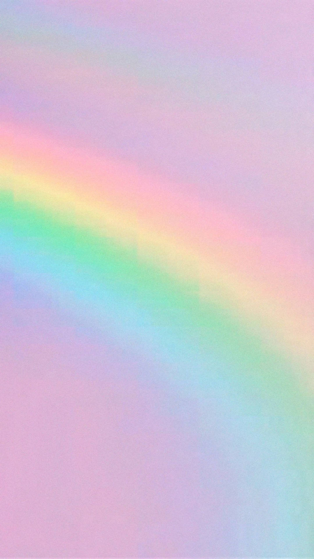 Estetiese Pienk Lug Reënboog Agtergrond — Pastel estetiese GIF Muurpapier