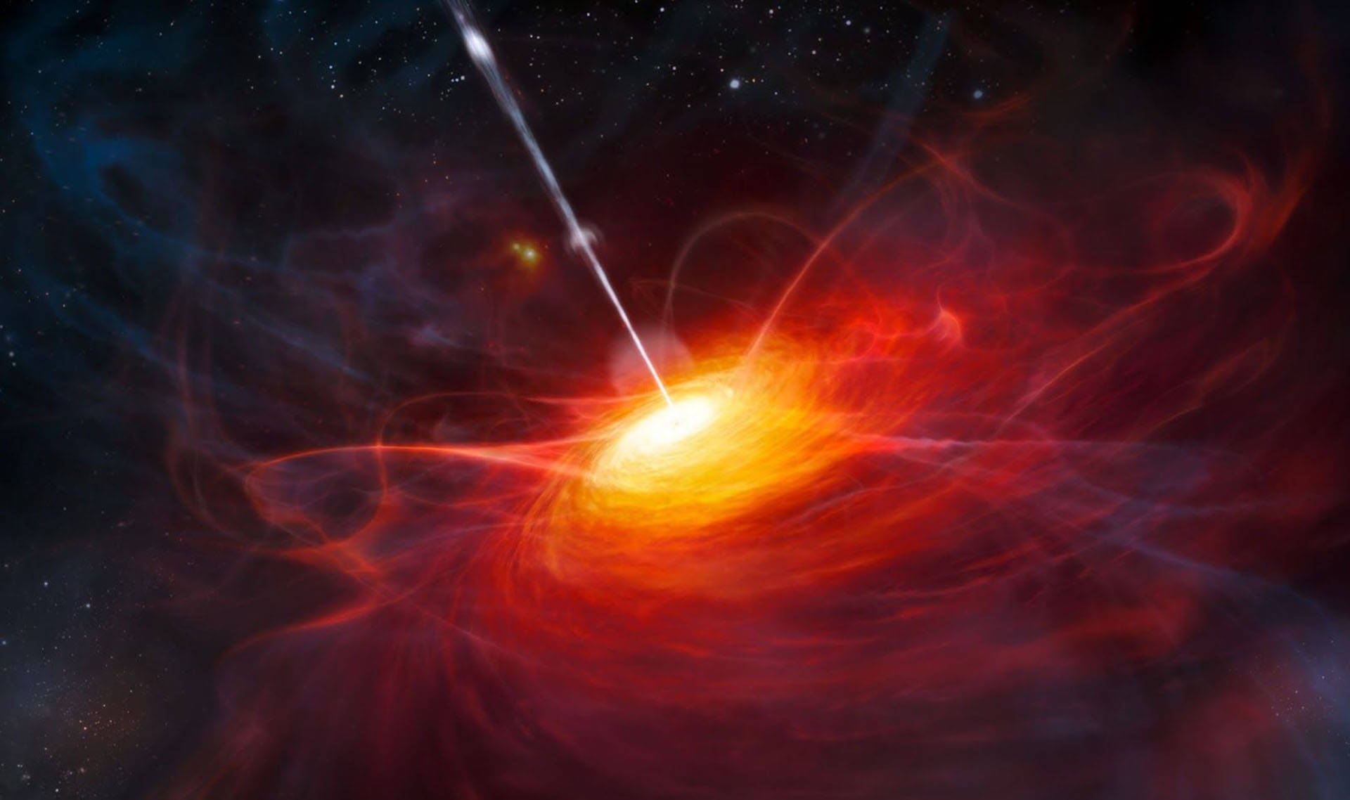 Estetiese Seun Quasar Muurpapier