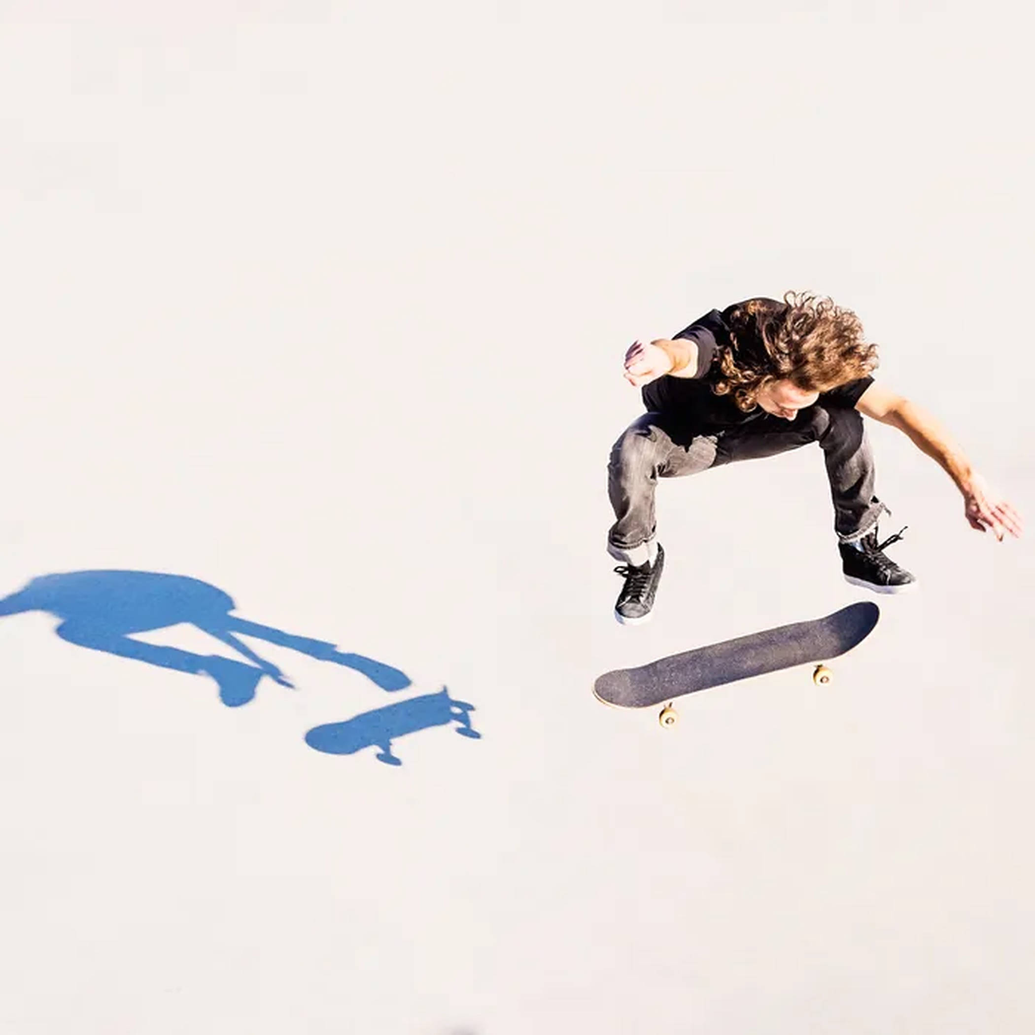 Estetiese Skater Seun Skaduwee Muurpapier