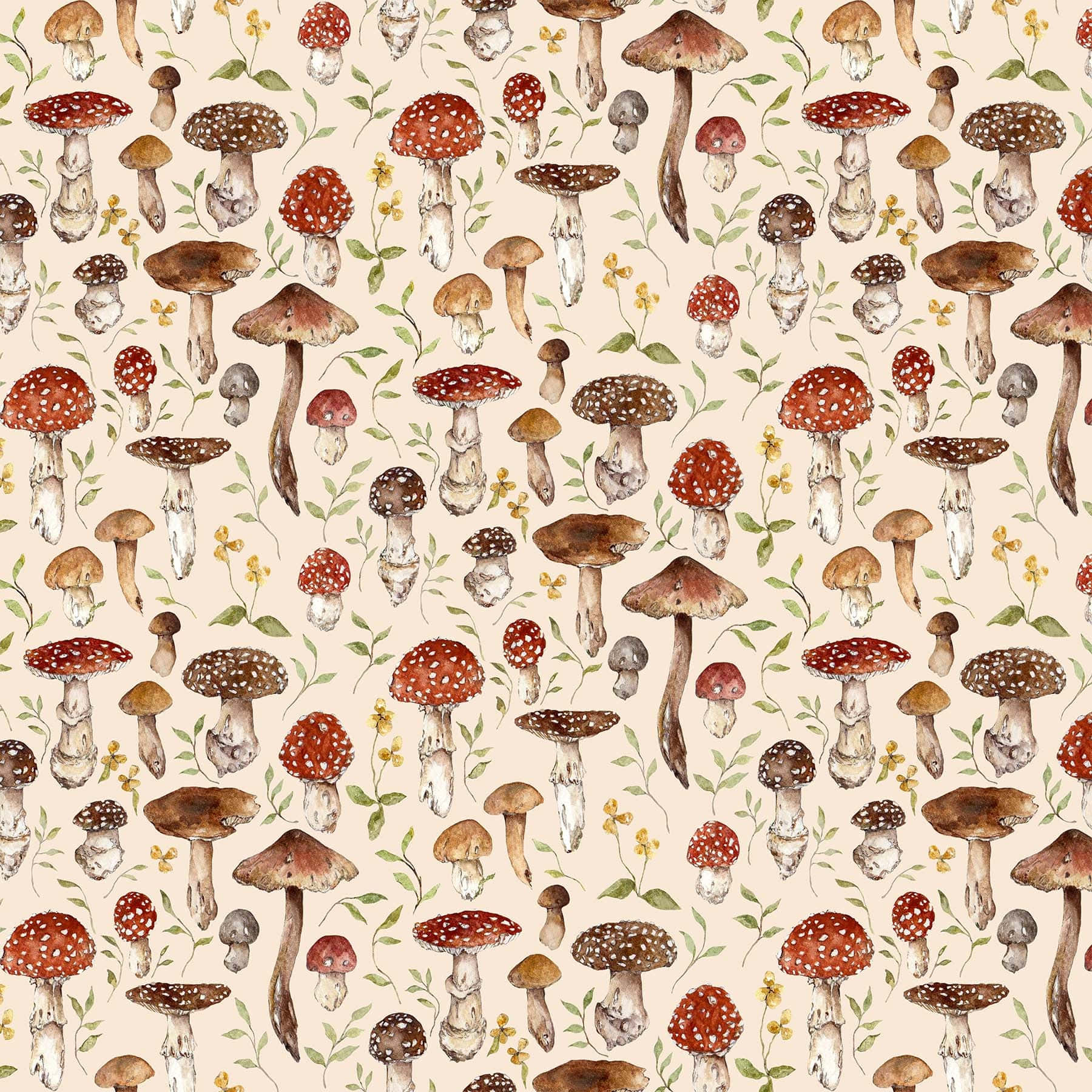 Estetiese Vintage Oulike Pampoen Beige Muurpapier