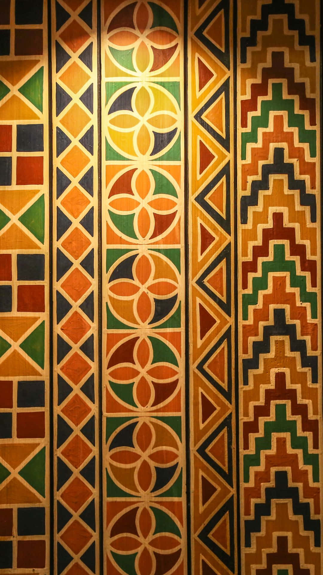 Estetiese VSCO Vintage Patroon Agtergrond Muurpapier