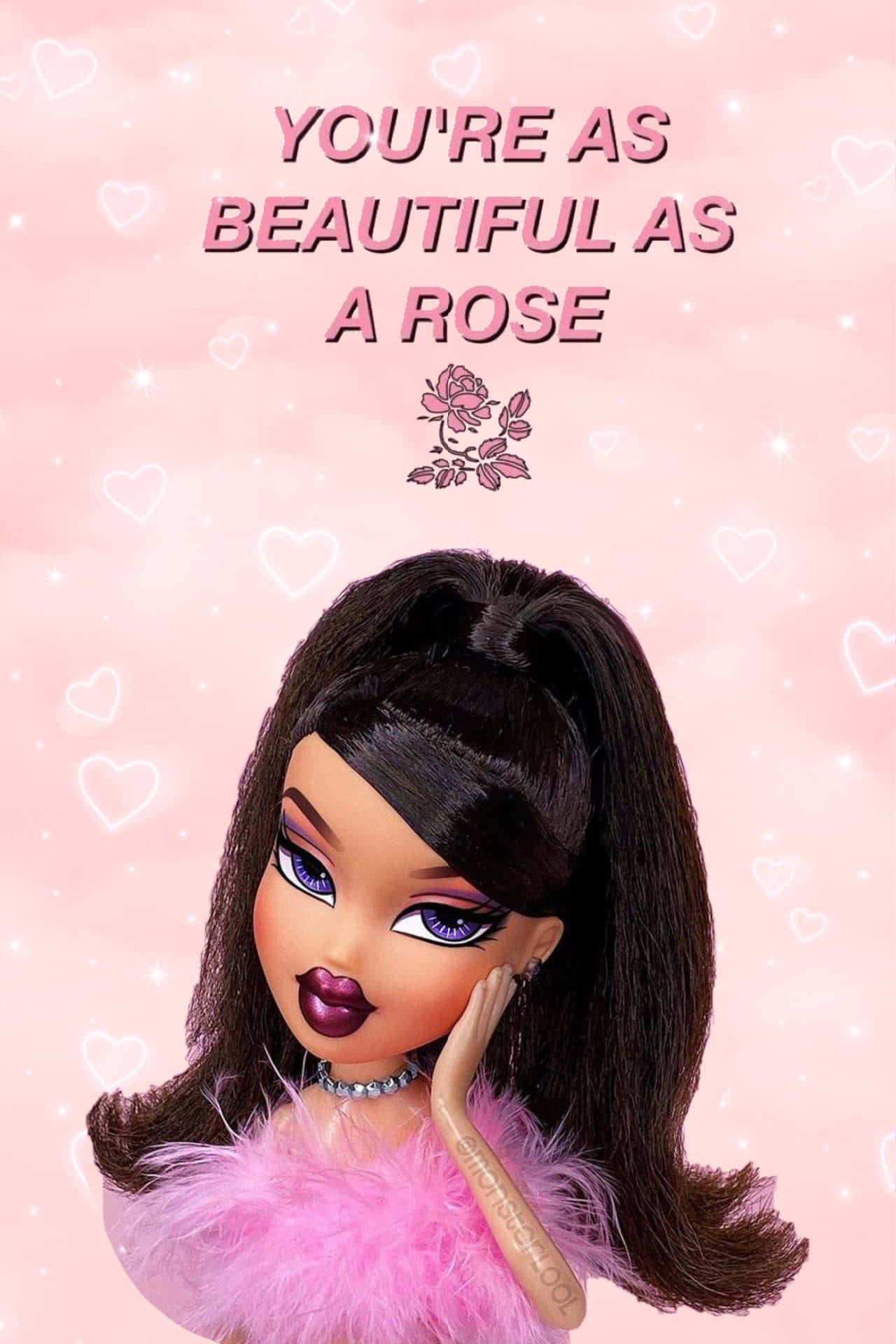 "Estetisering van Barbie" Muurpapier