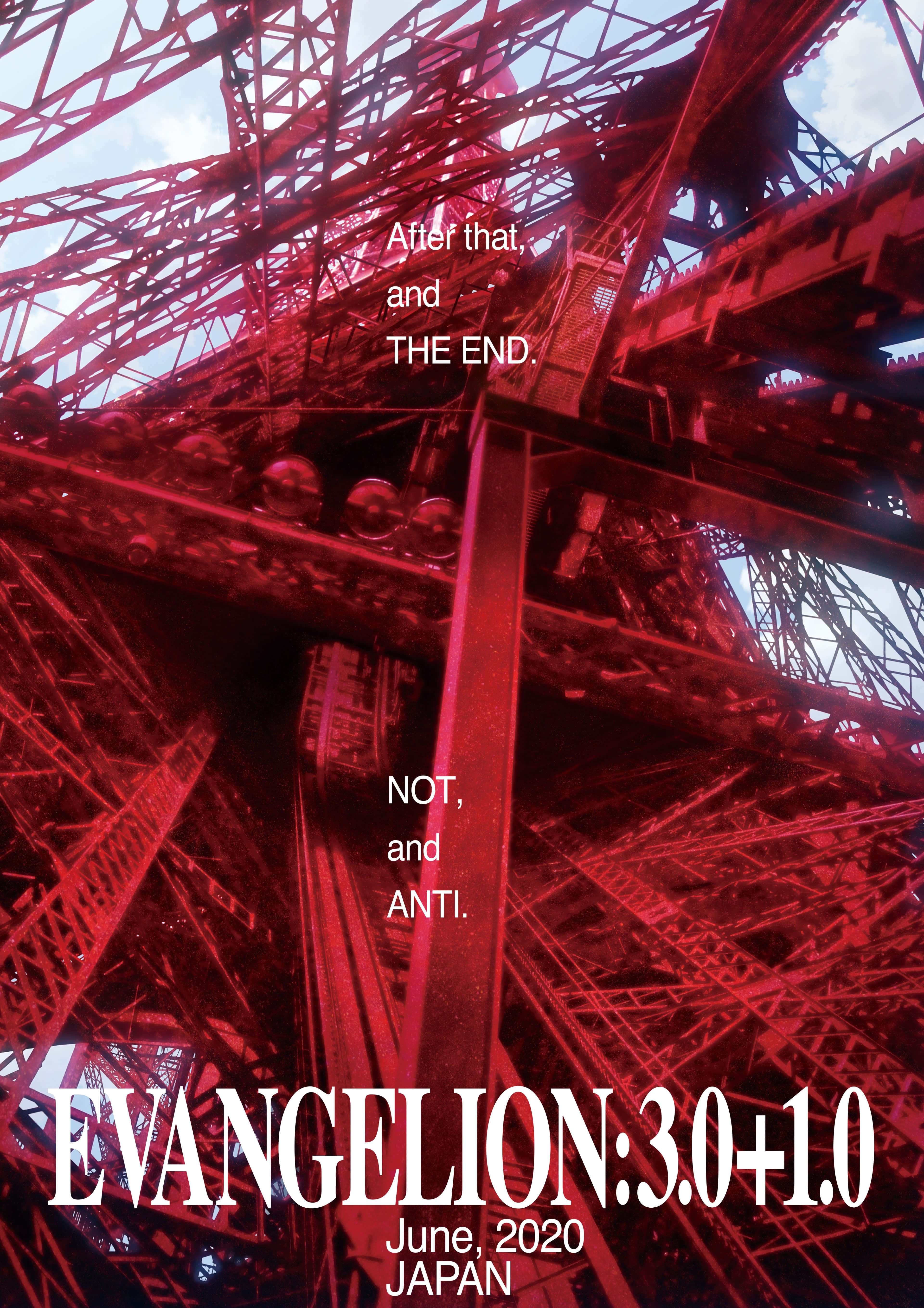 Evangelion 30 10 Met 'n Rooi Toring Muurpapier