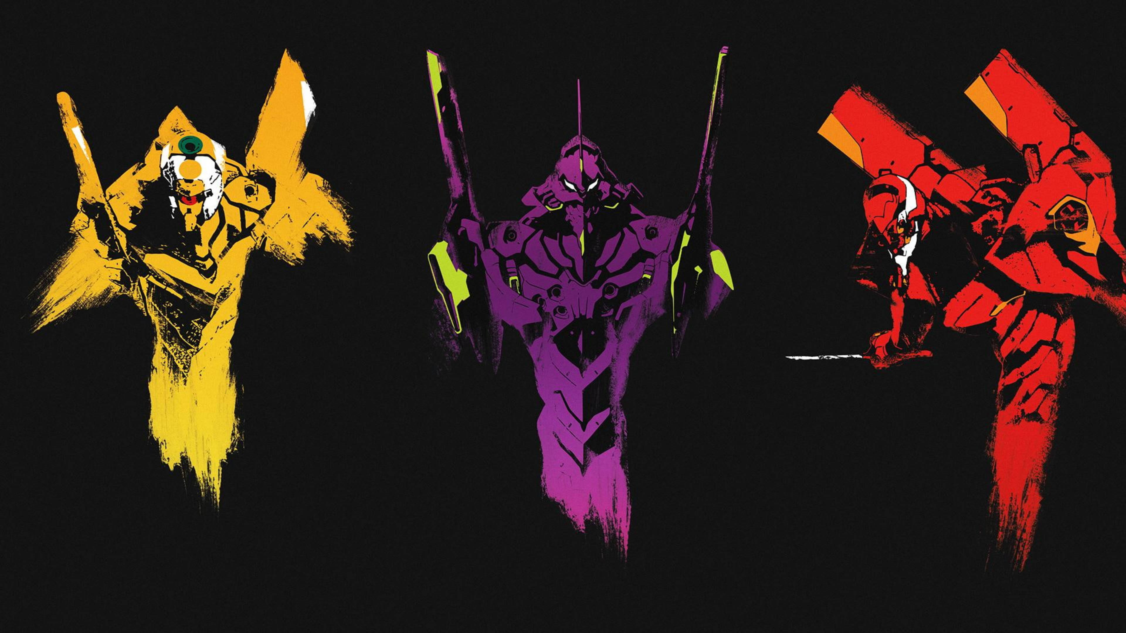 Evangelion 4K EVA's Muurpapier