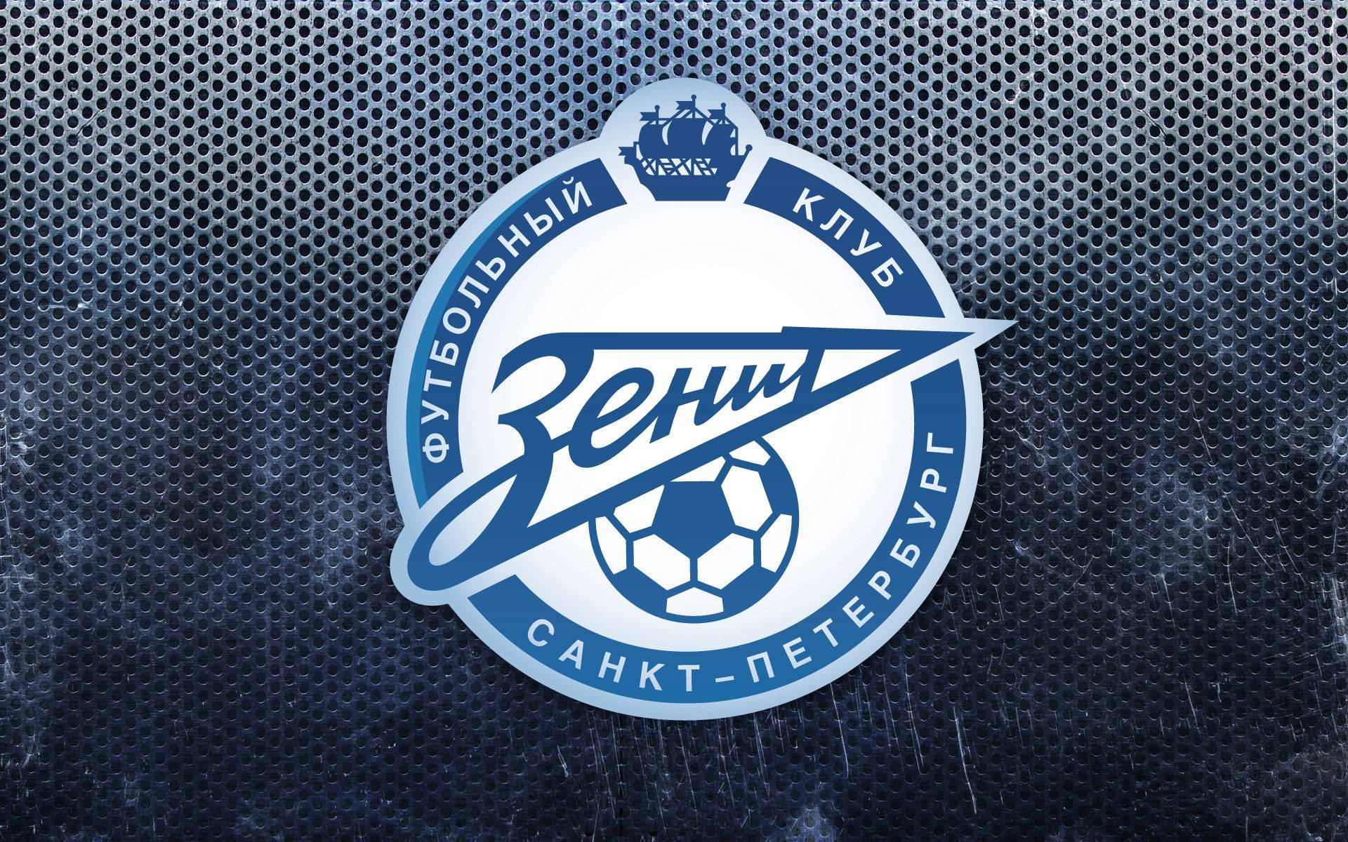Sokkerklub Zenit Sint Petersburg-logo werkskermagtergrond.