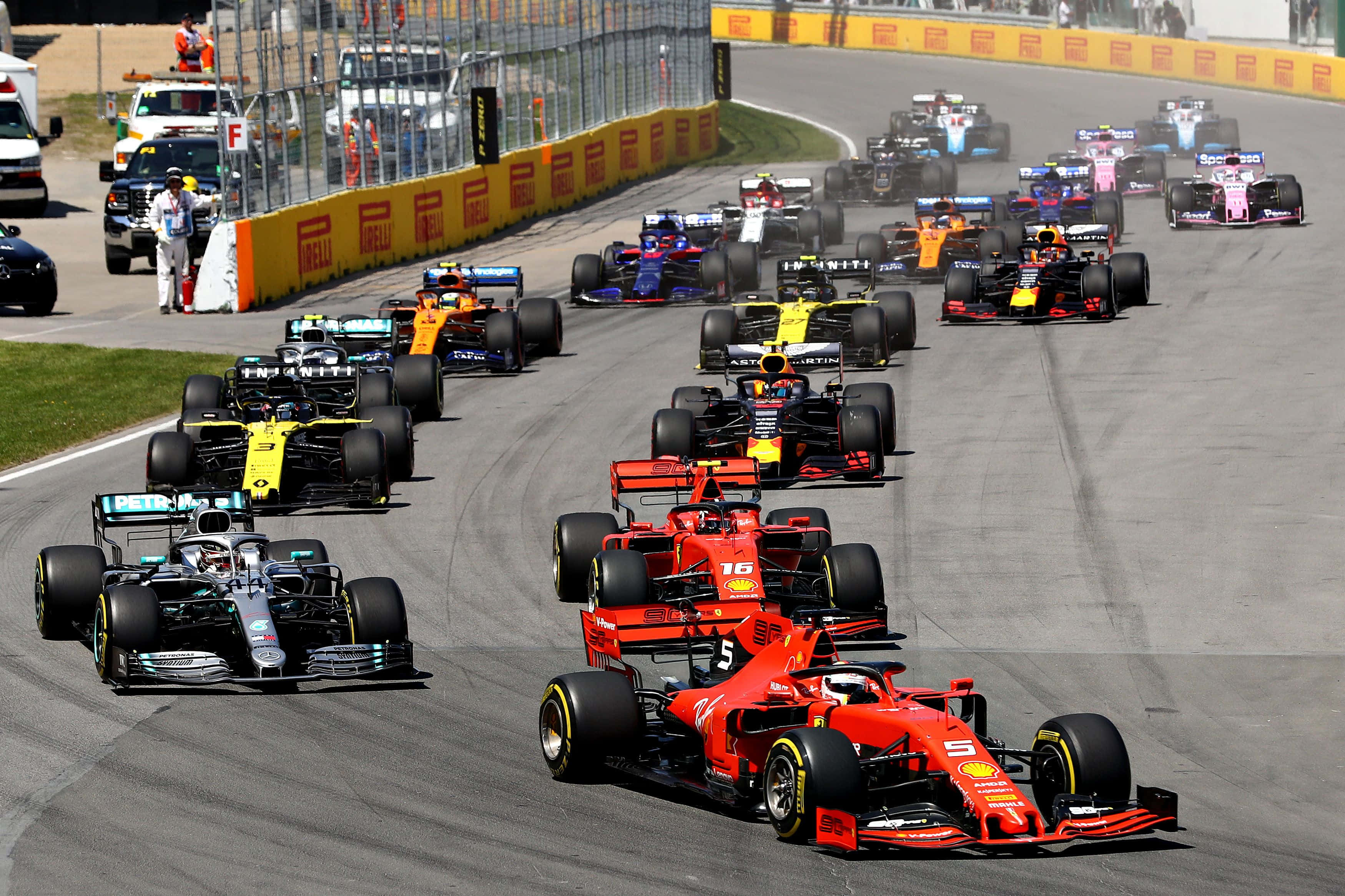 F1-foto's Muurpapier