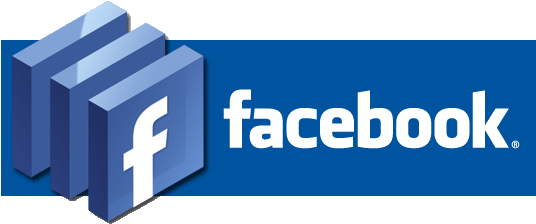 Facebook Logo 3D-effek Muurpapier