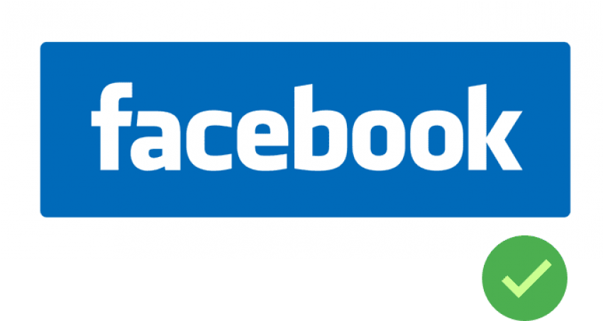 Facebook Logo Regmerk Muurpapier