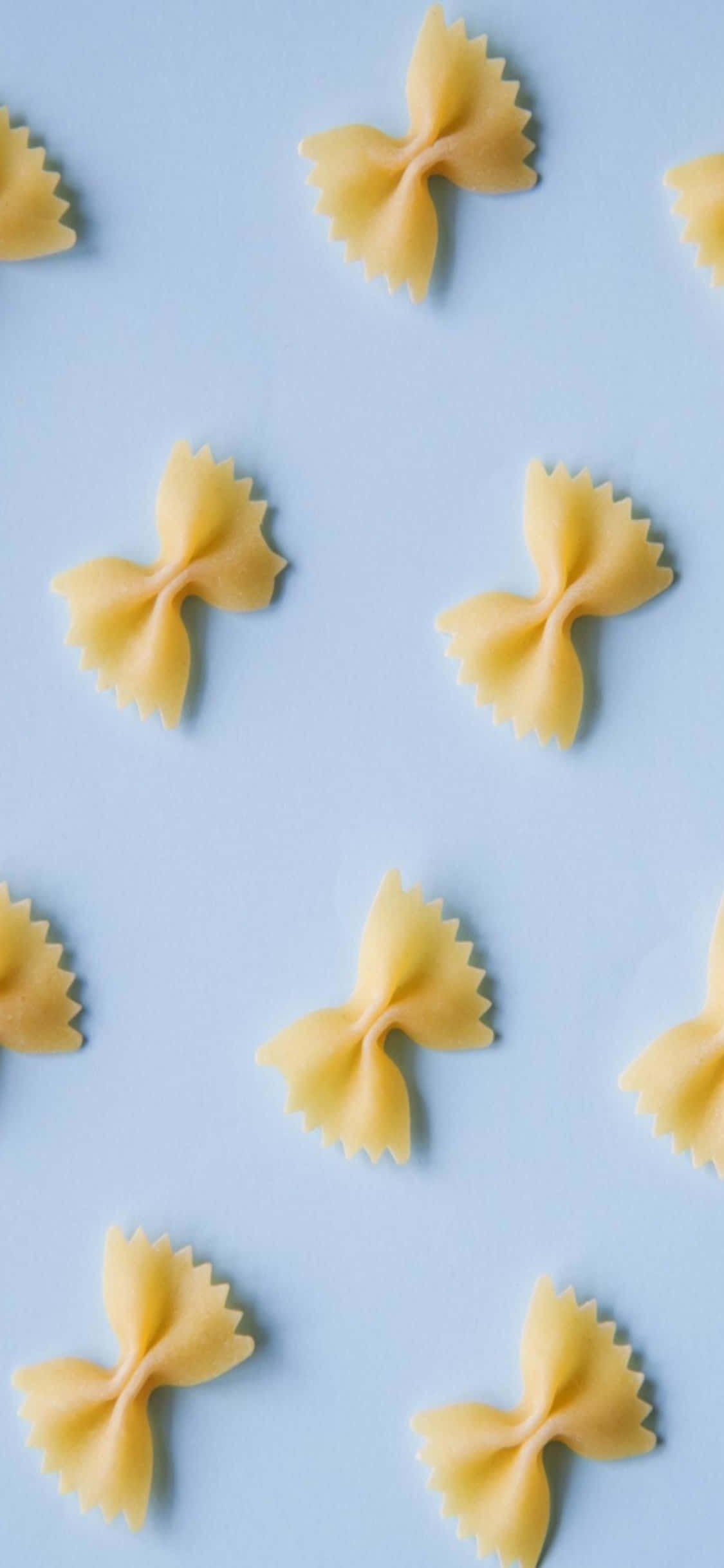 Farfalle iPhone X Pasta Agtergrond Muurpapier
