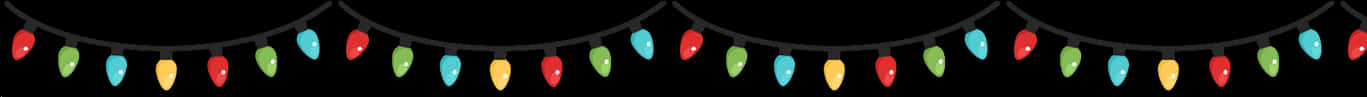 Feestelike Kersfeesligte-banier Muurpapier