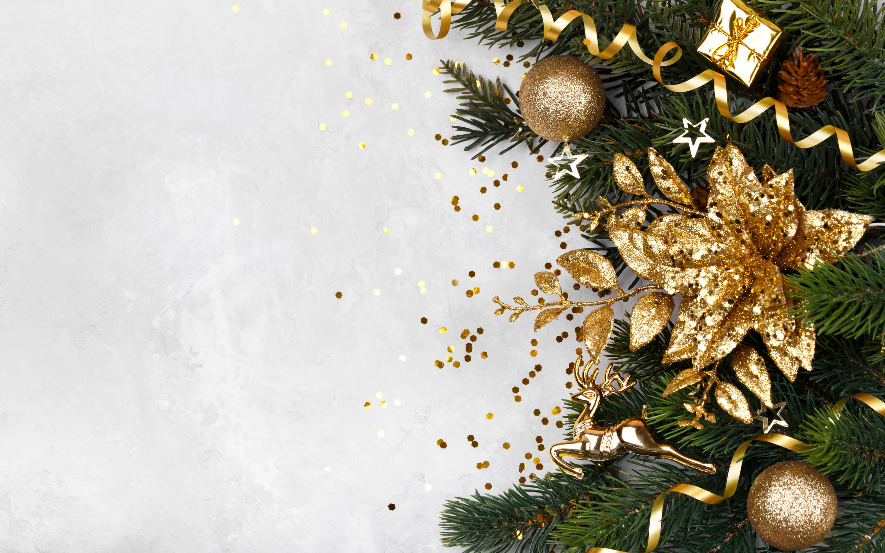 Feestelike Koel Kersfees Bureaublad Muurpapier