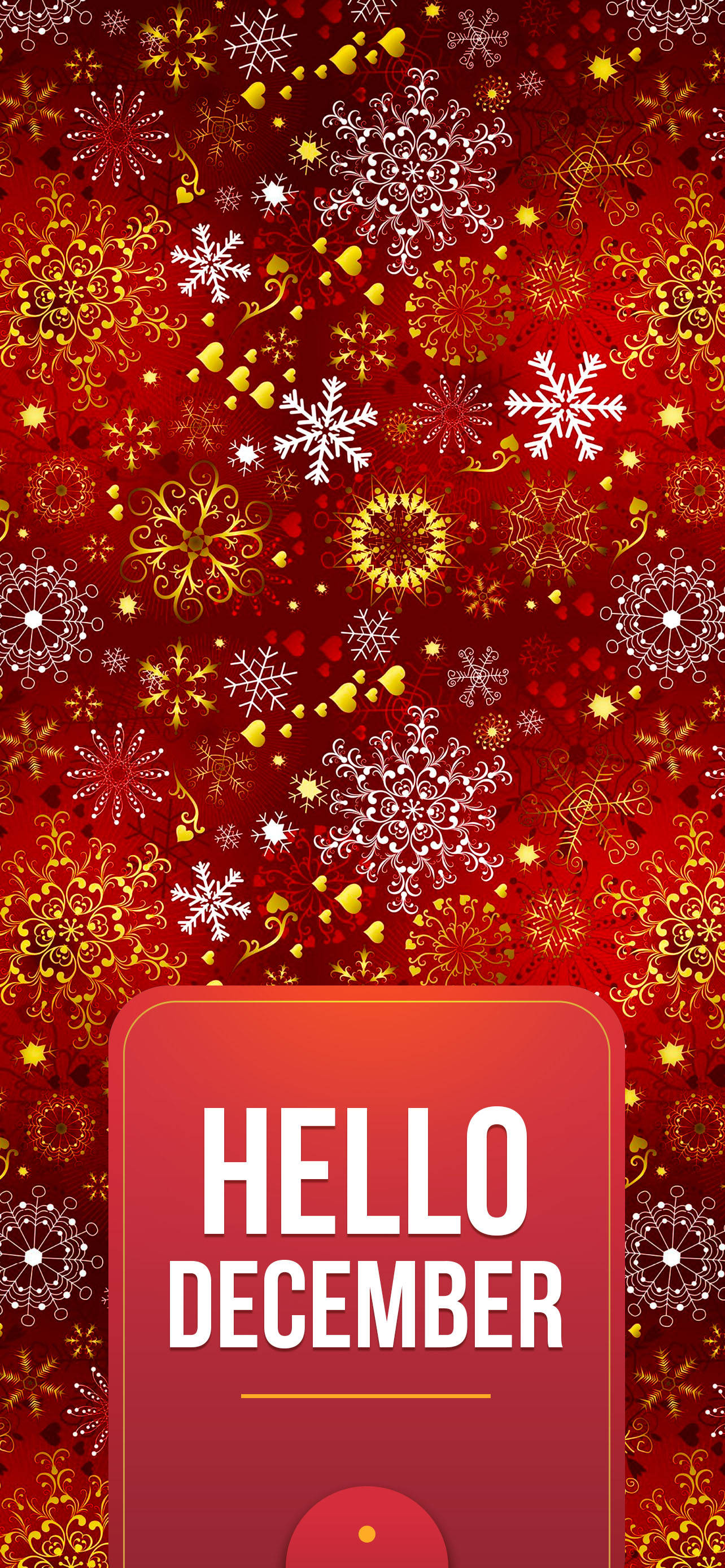 Feestelike Rooi Desember Muurpapier