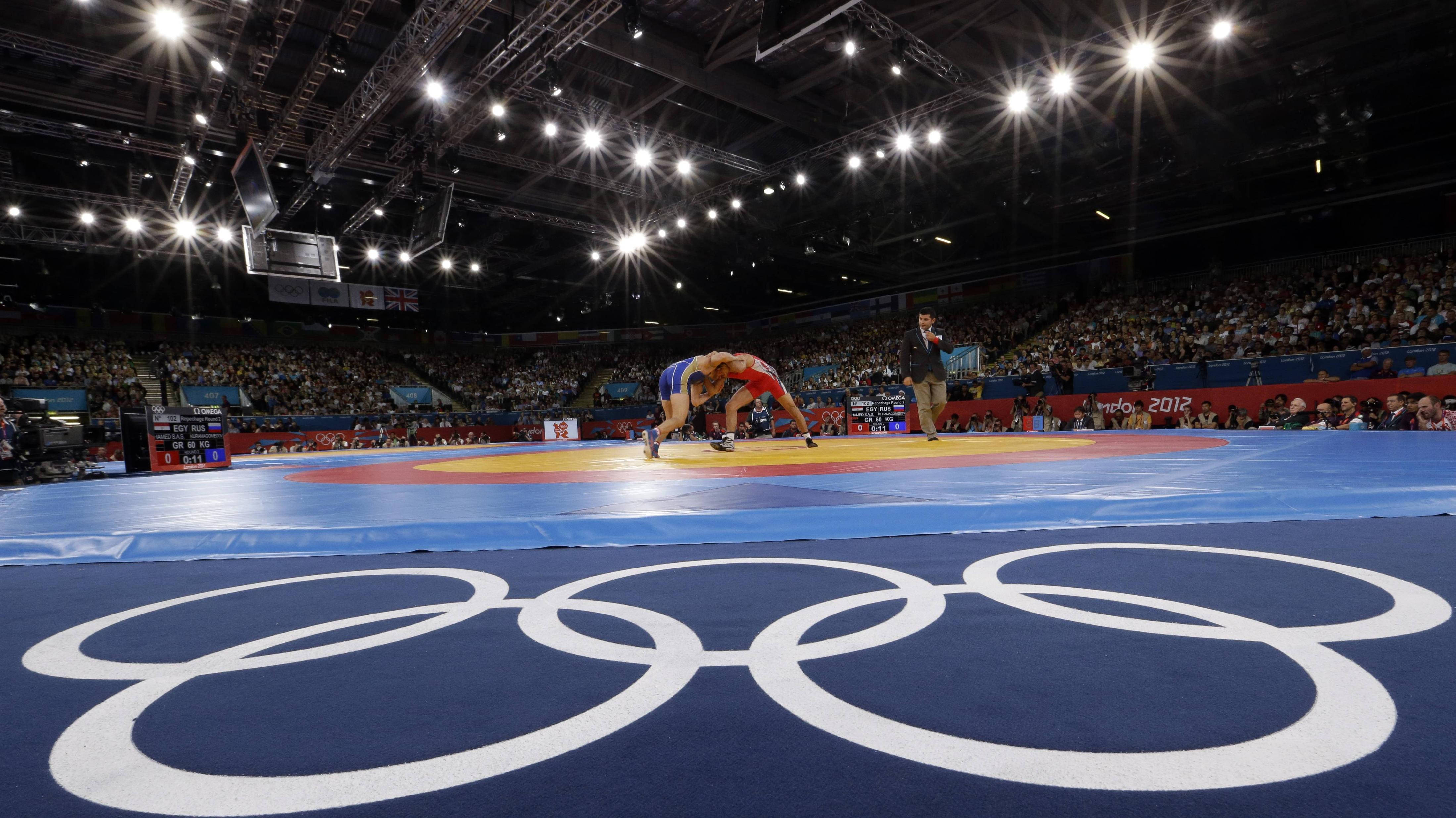 Fel Kompetisie by die Olimpiese Spele Muurpapier