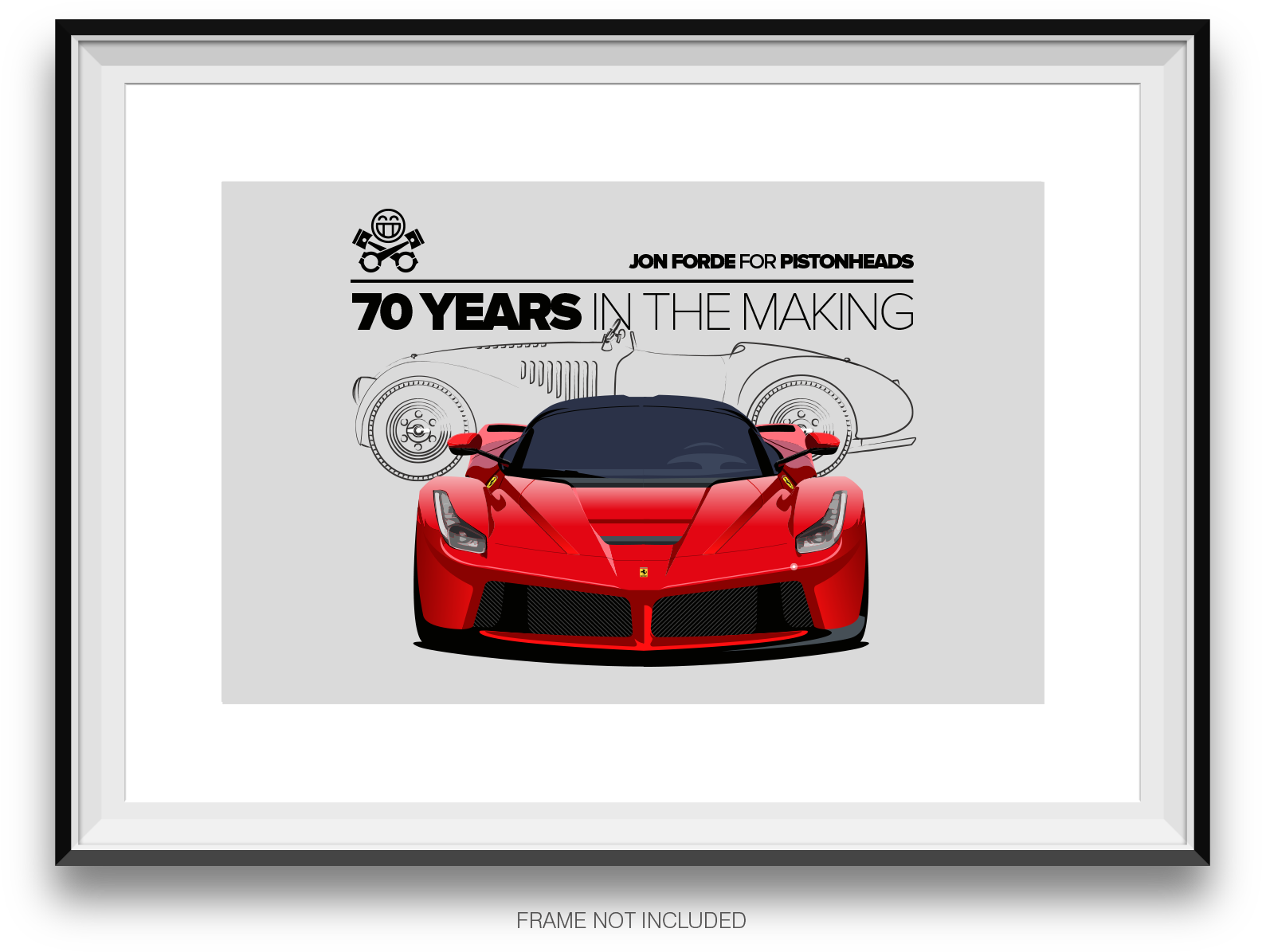 Ferrari 70 Jaar in die Maak Kunsafdruk Muurpapier
