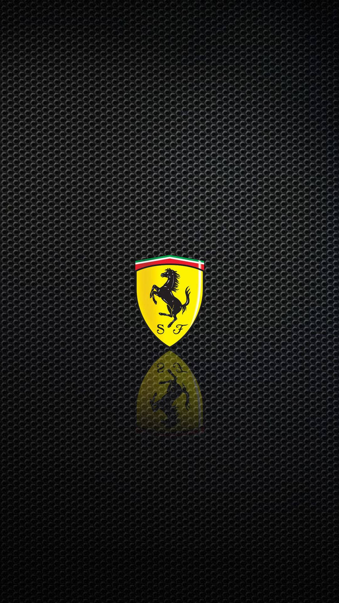 Ferrari Foon — Swart estetiese GIF Muurpapier