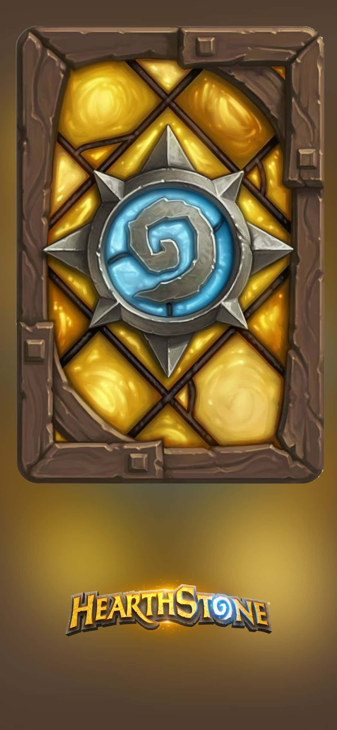 Fireside Card Back iPhone XS Hearthstone Agtergrond Muurpapier